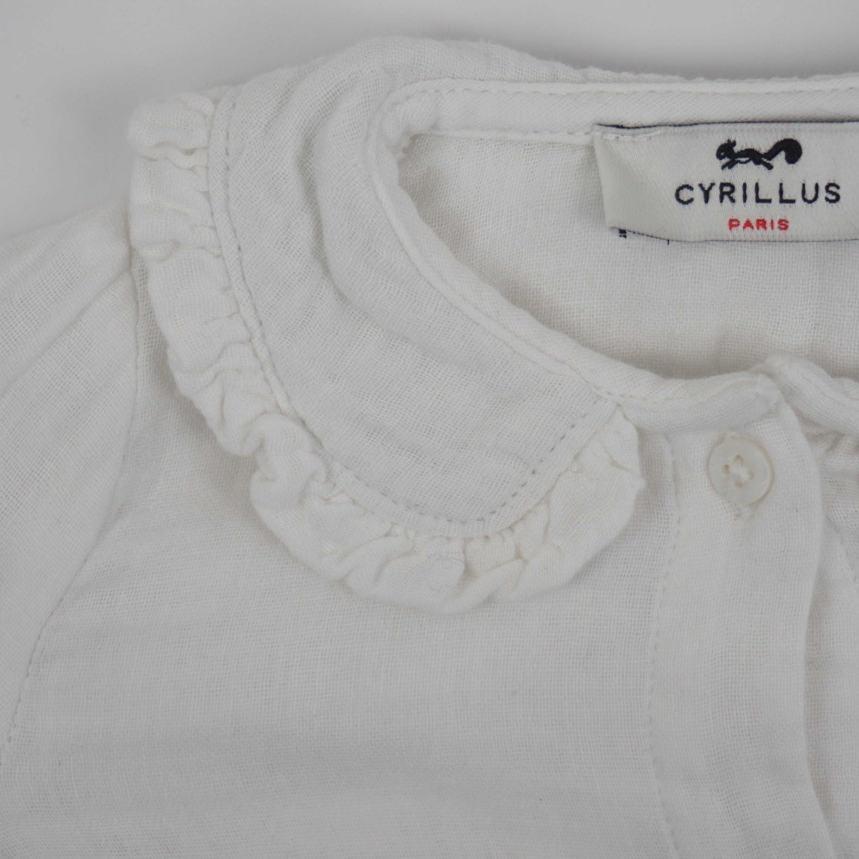 Chemise Blanc - 3 mois