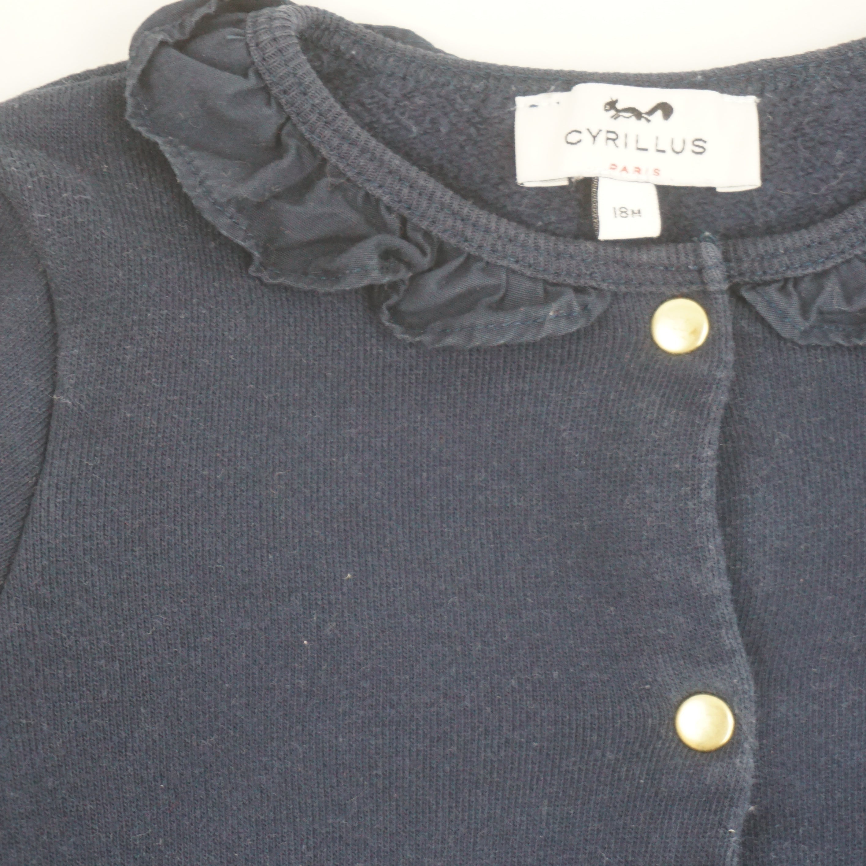 Gilet Bleu - 12 mois