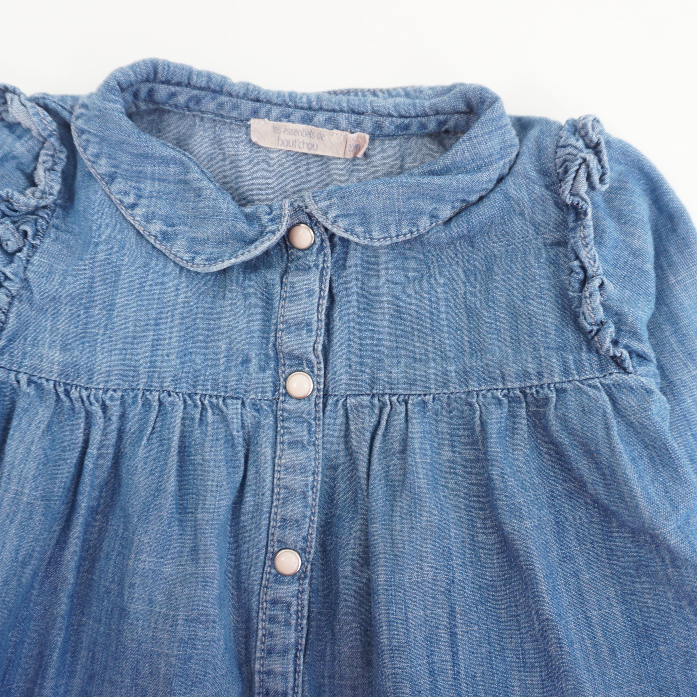 Chemise Bleu - 12 mois