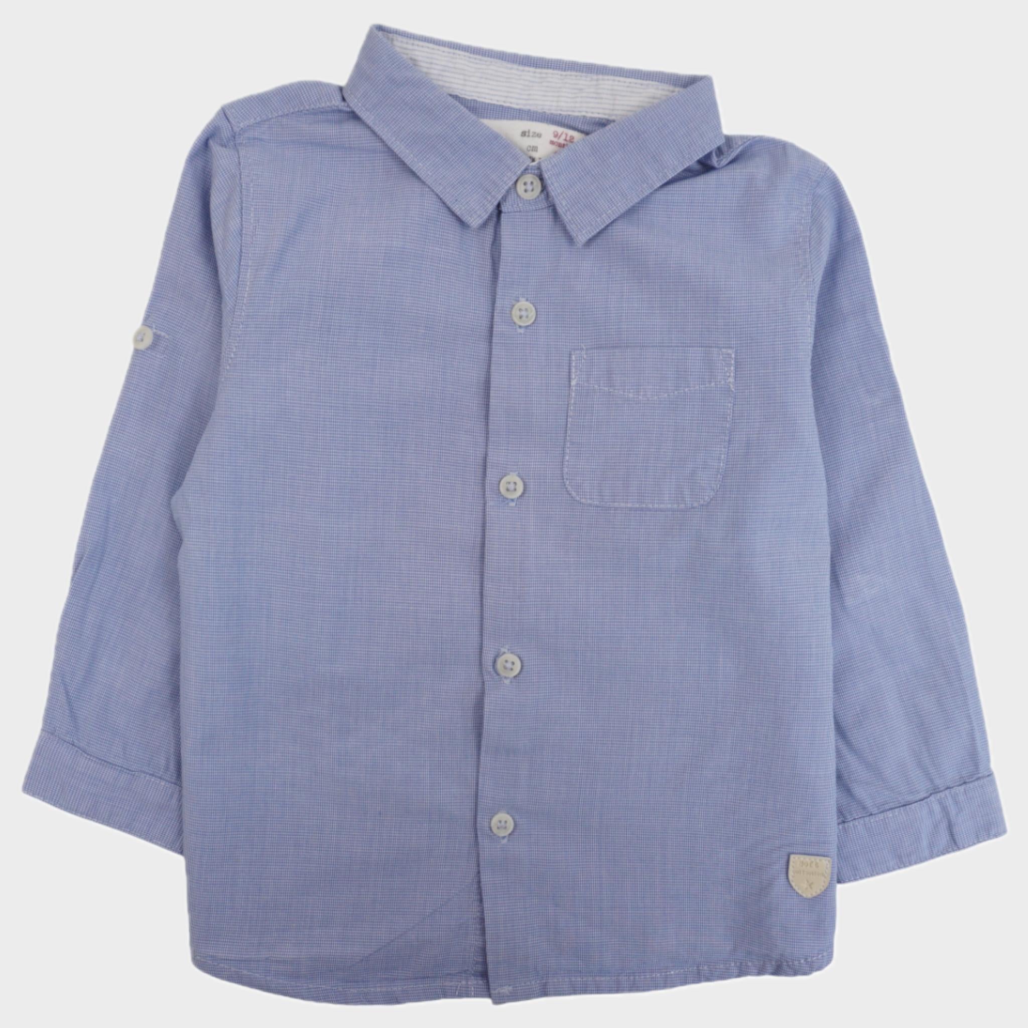 Chemise Bleu - 9/12 mois