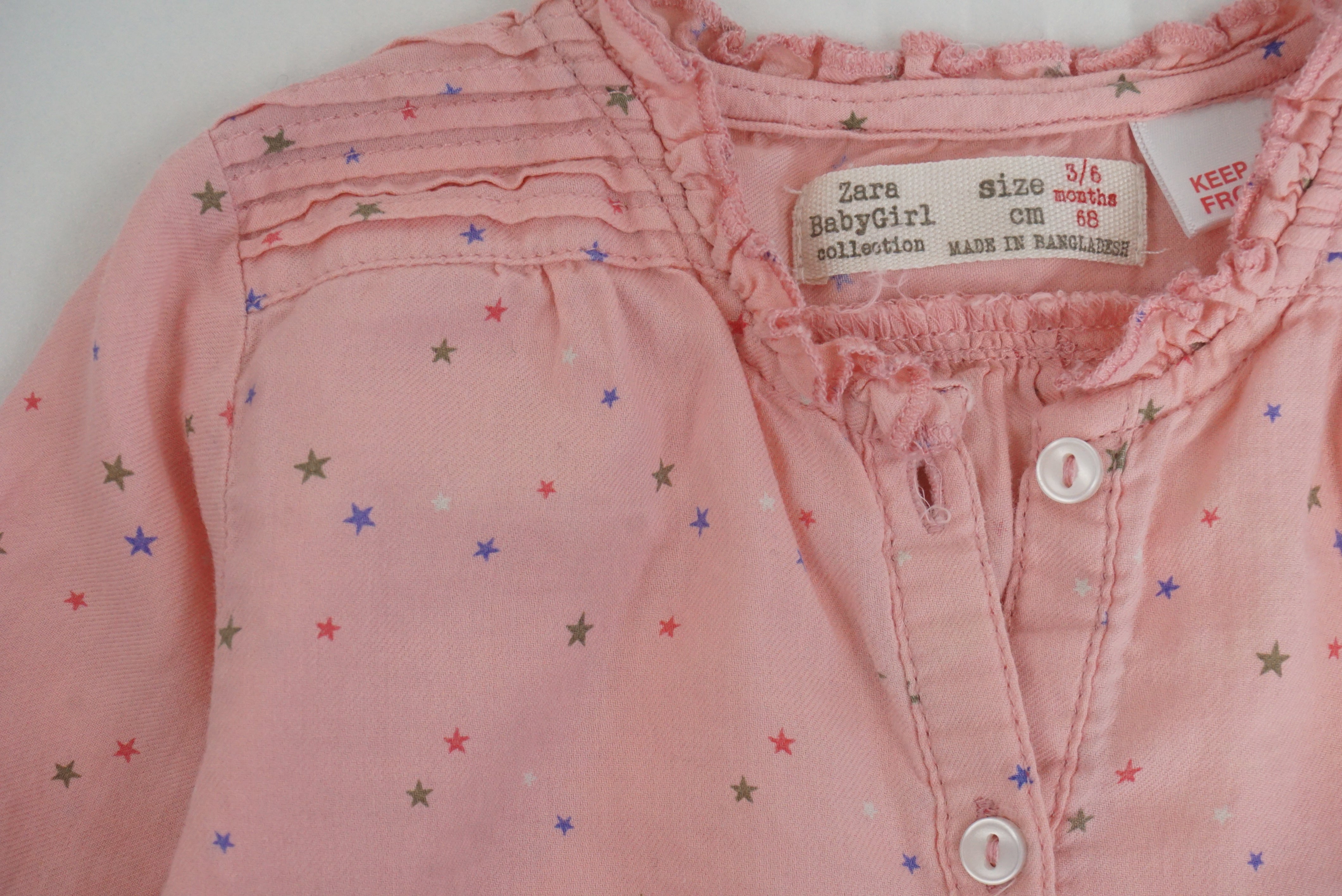 Chemise Rose - 3/6 mois