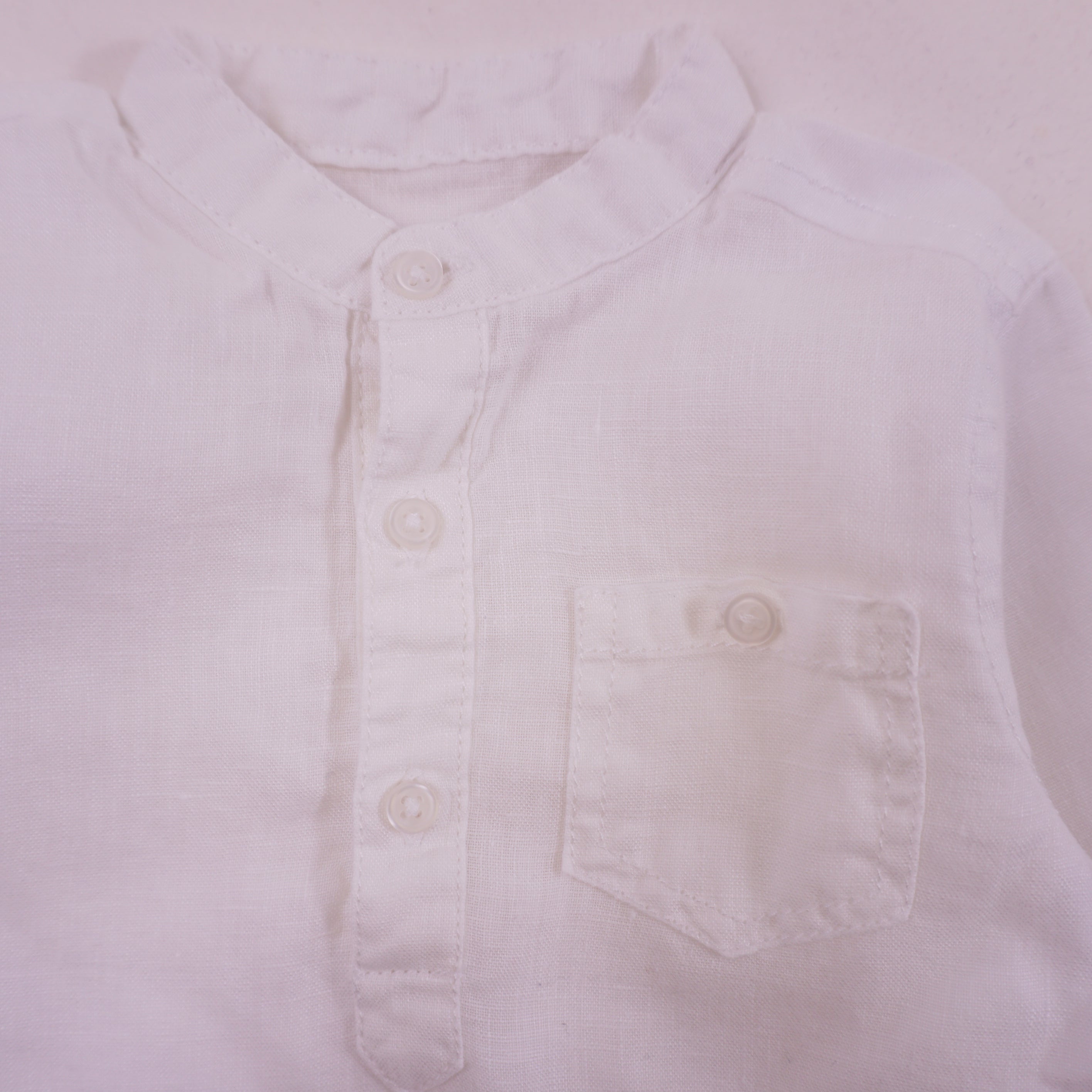 Blouse Blanc - 6 mois