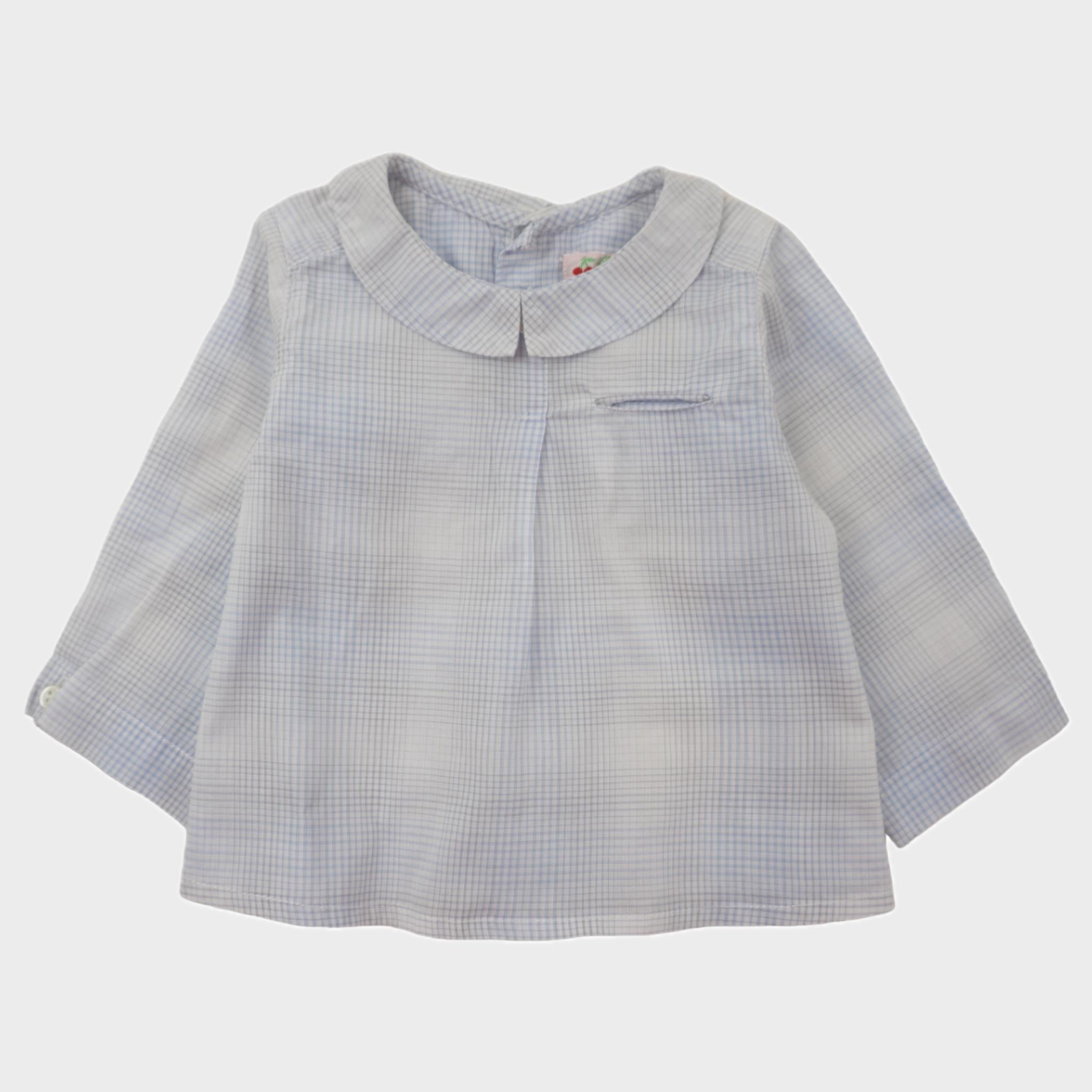 Blouse Bleu - 3 mois