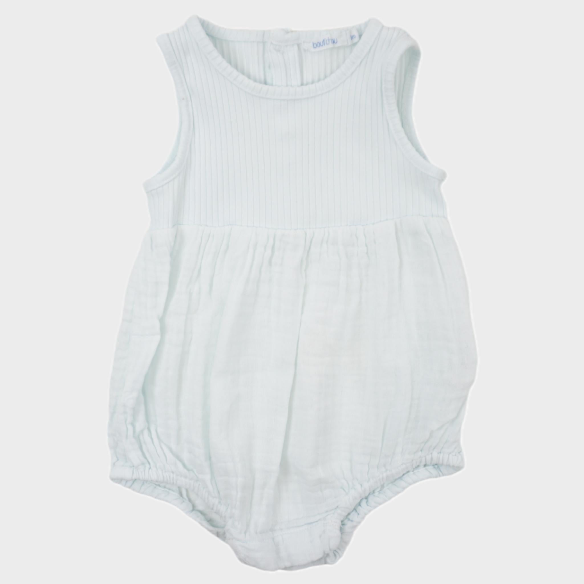 Barboteuse Bleu -3 mois