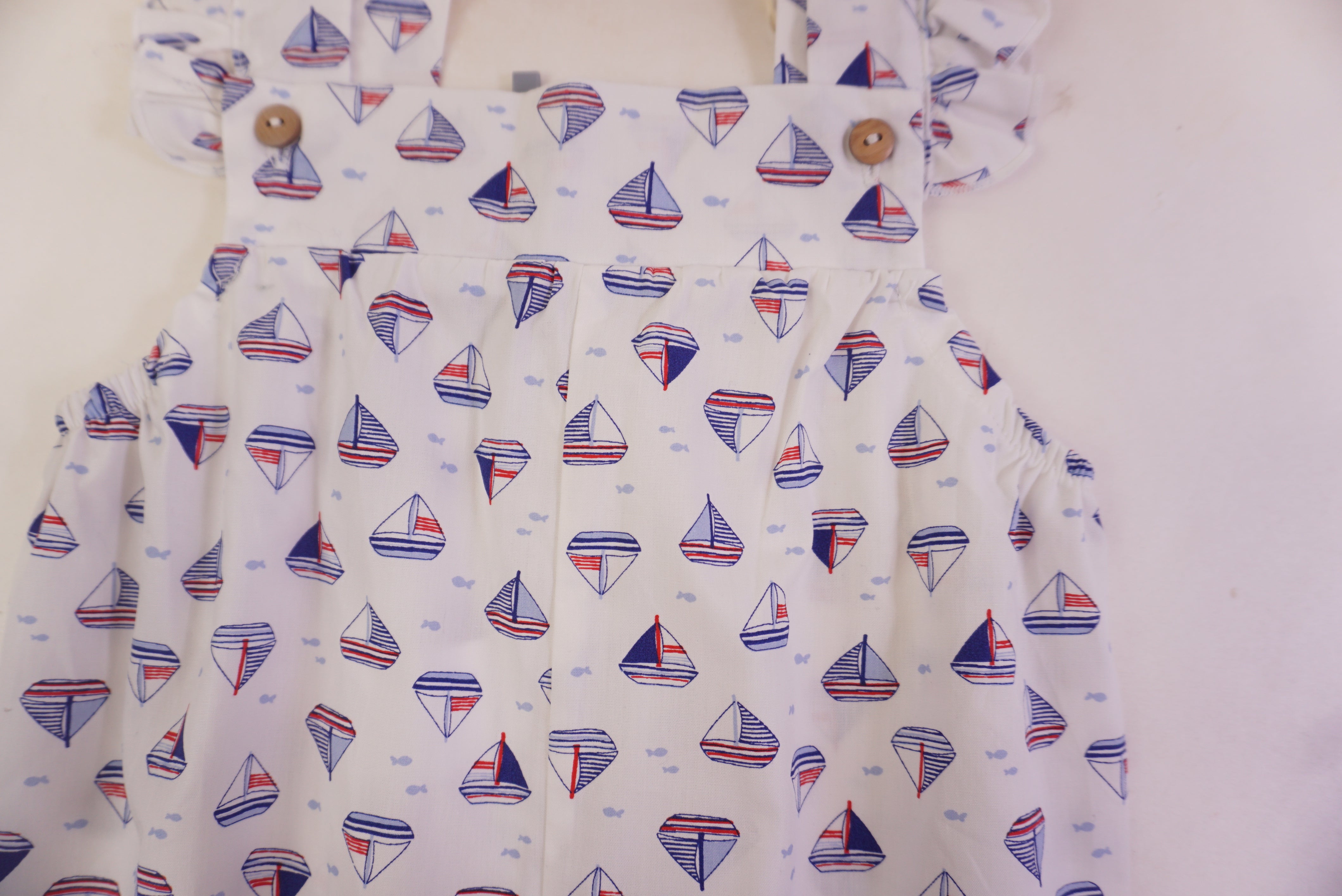 Salopette Blanc - 2 ans