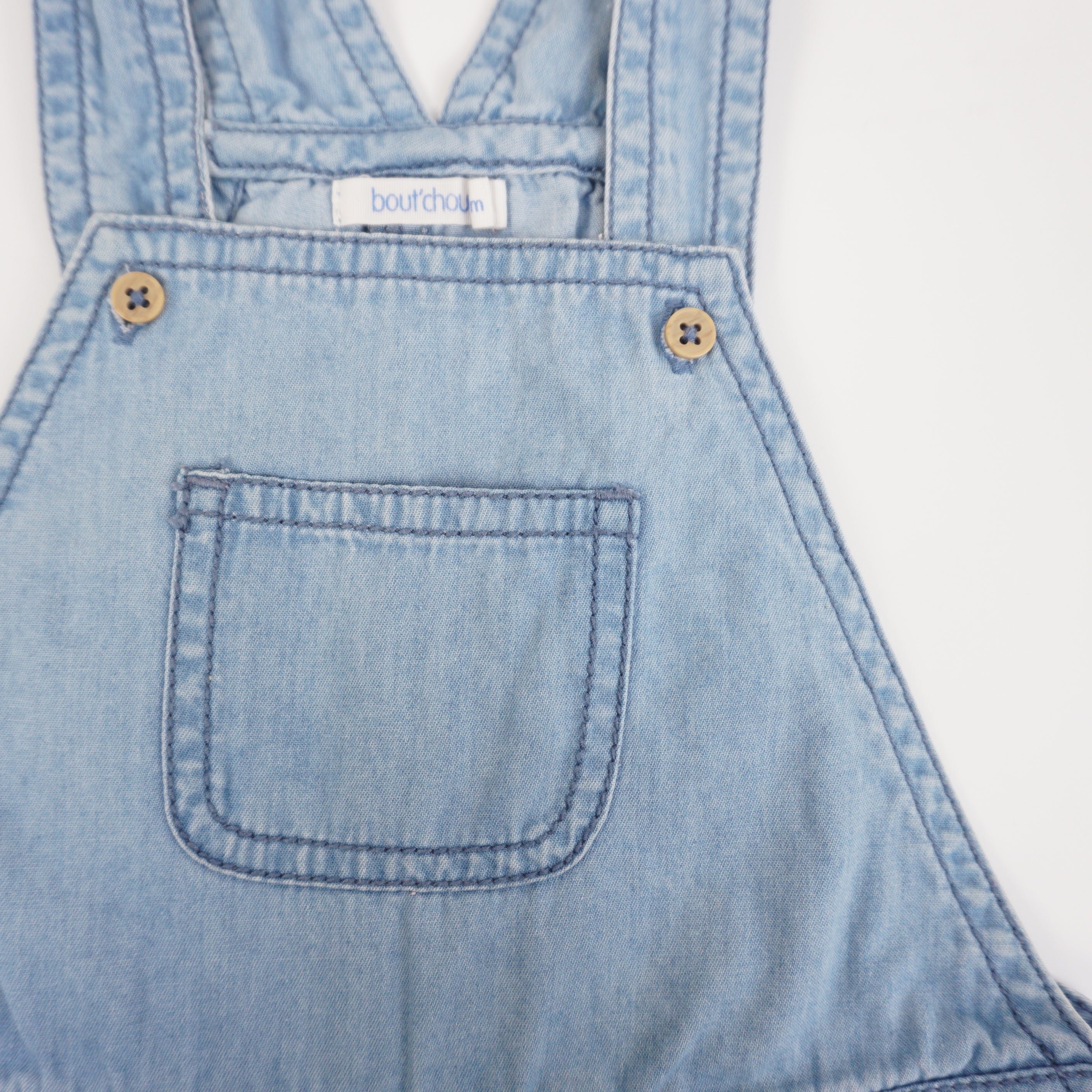 Salopette Bleu - 12 mois