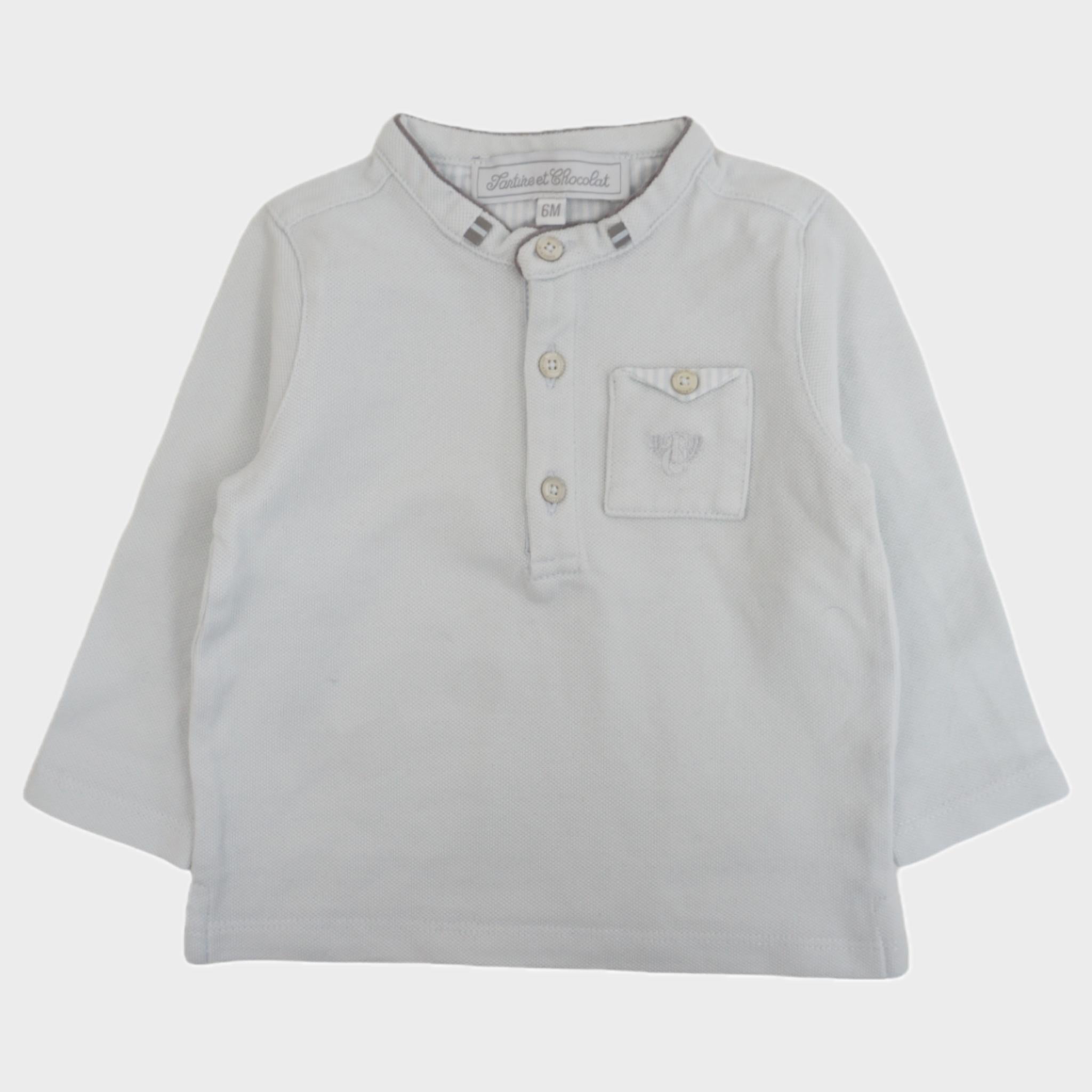 Polo Bleu - 6 mois