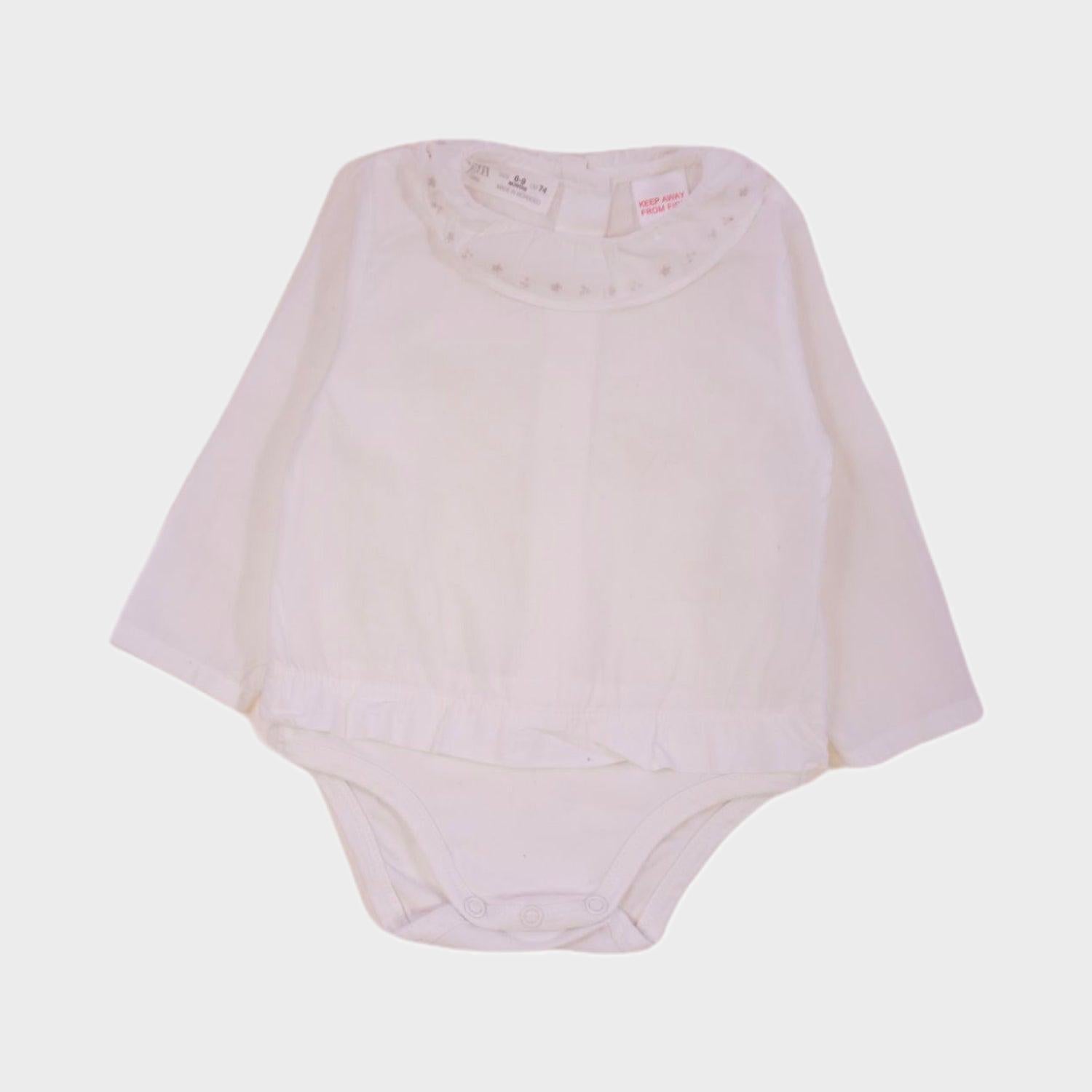 Body blouse Blanc - 6/9 mois