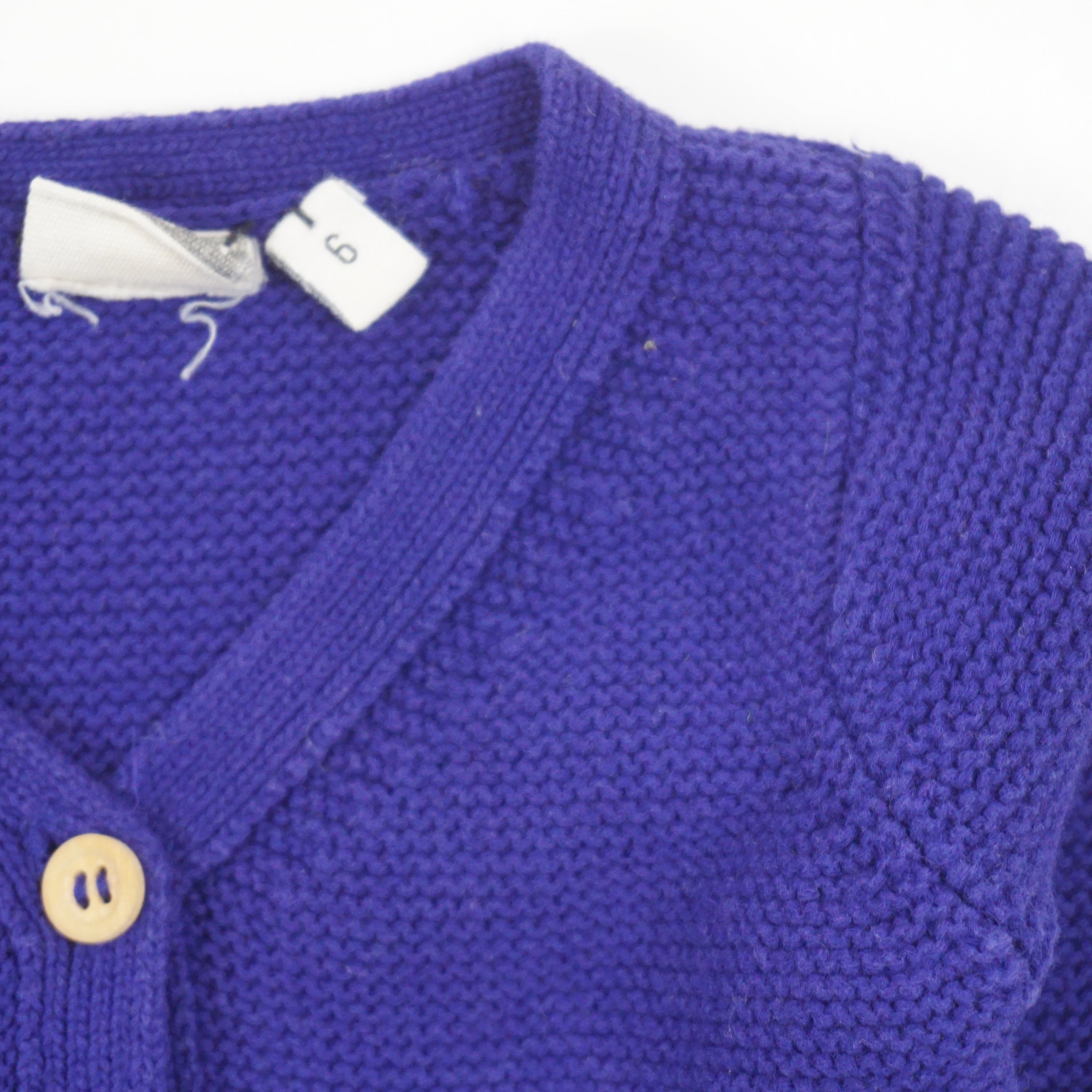 Gilet Bleu violet - 3/6 mois
