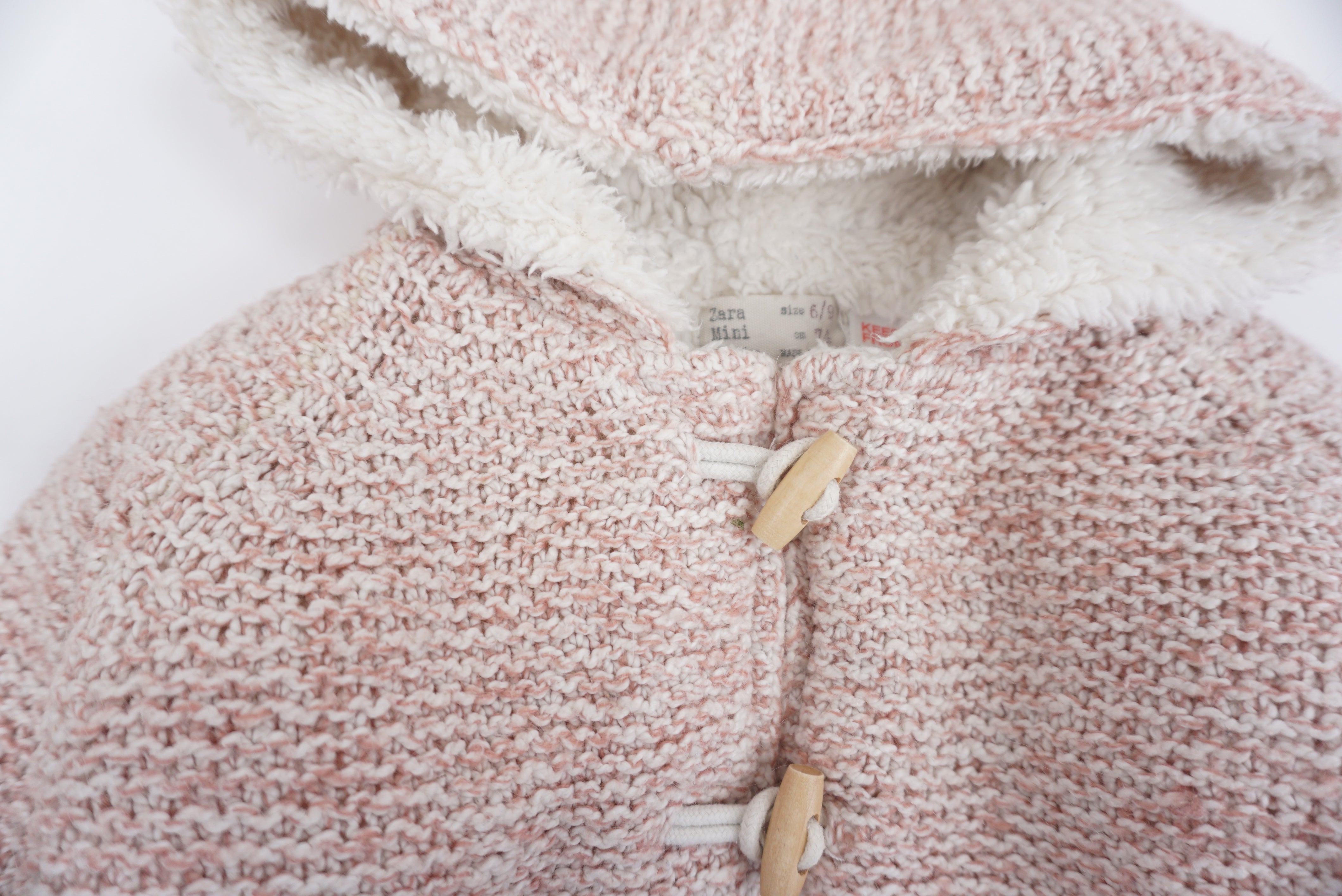 Manteau Rose - 6/9 mois