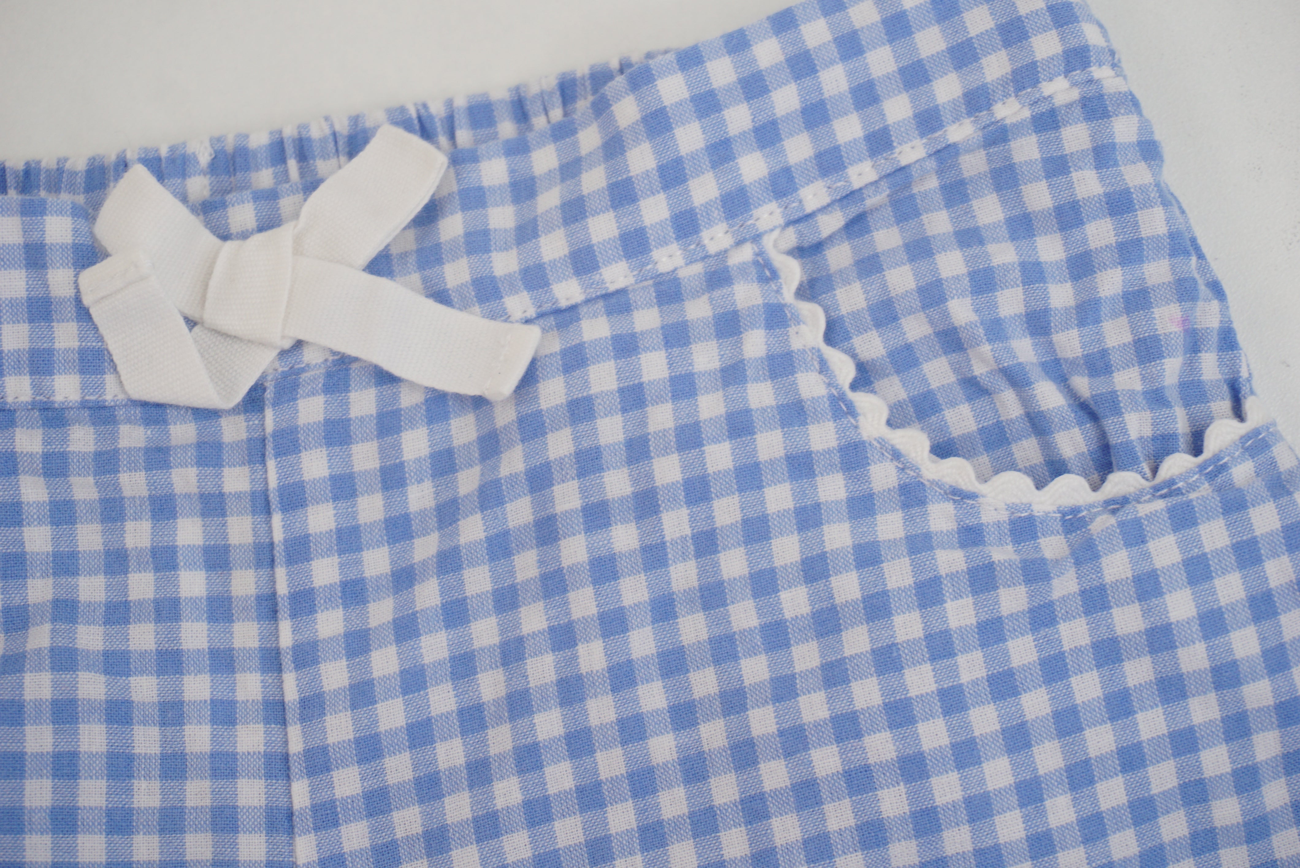 Short Bleu - 12 mois