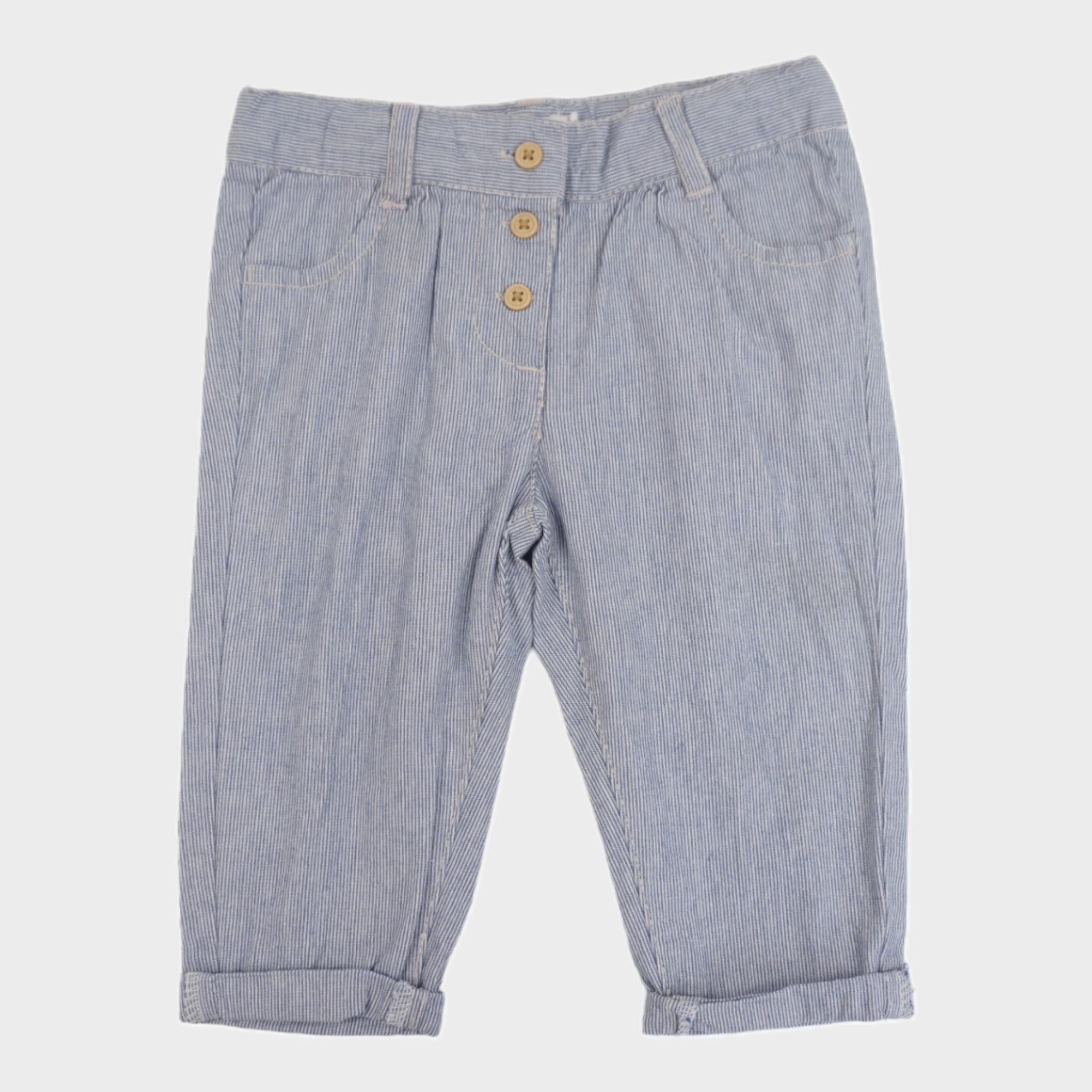 Pantalon Bleu - 6 mois