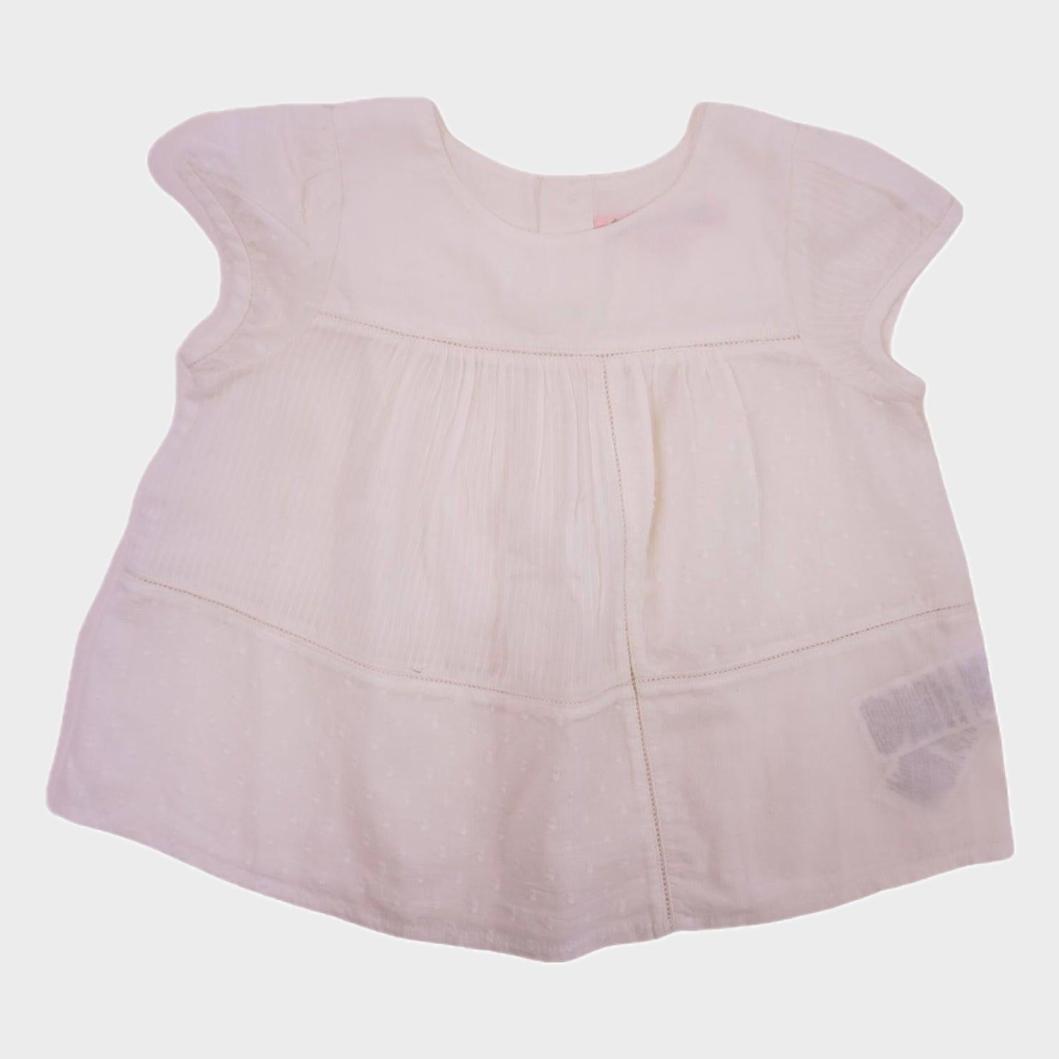 Blouse Blanc - 18 mois