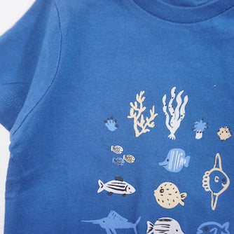 T-shirt Bleu - 6 mois