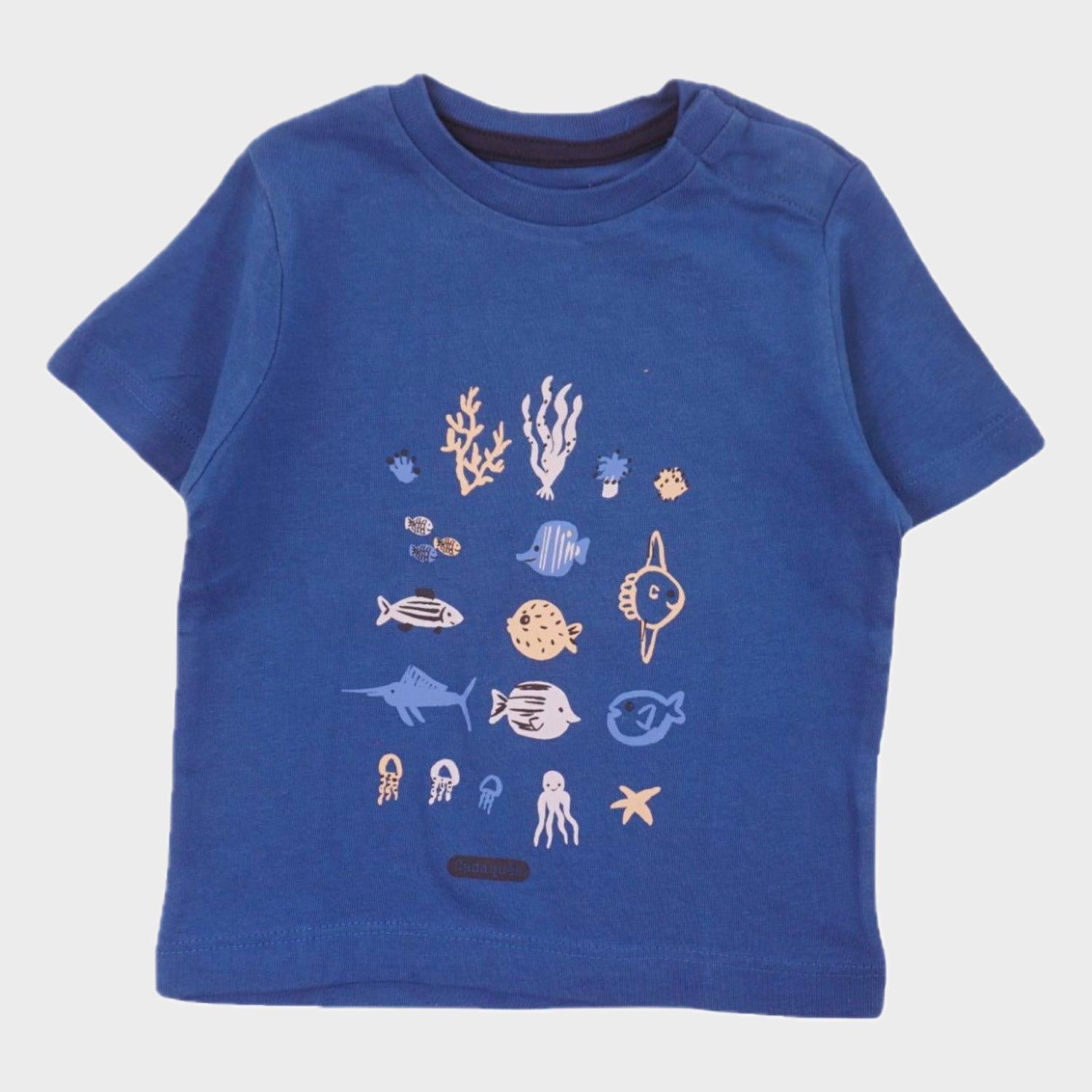 T-shirt Bleu - 6 mois