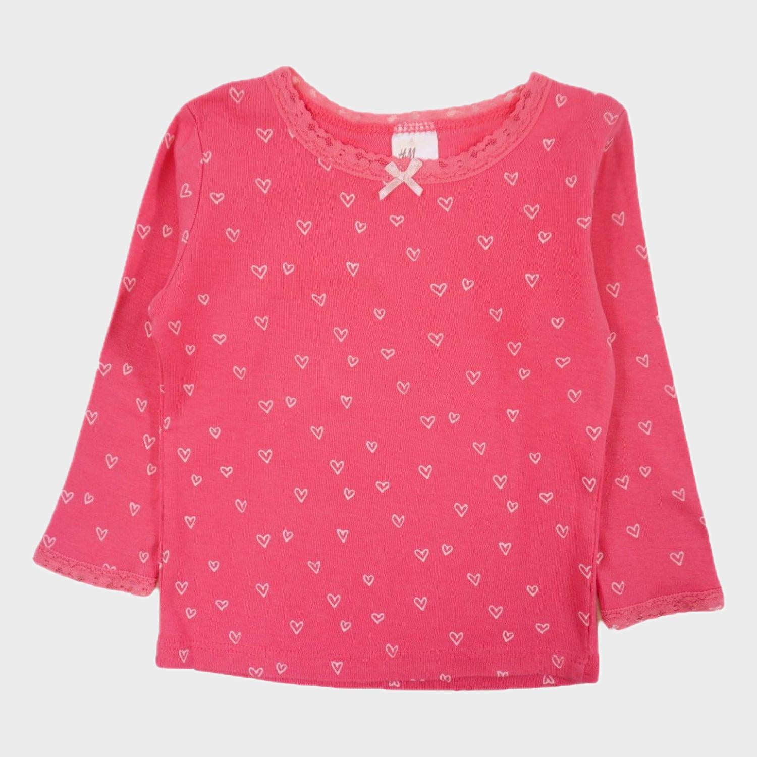 T-shirt Rose - 9/12 mois