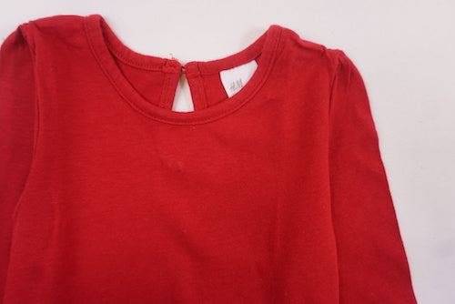 T-shirt Rouge - 6/9 mois