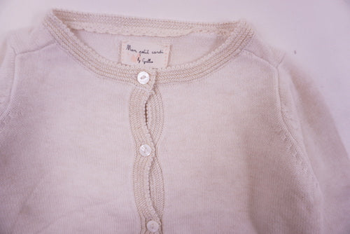 Gilet Beige - 6 mois