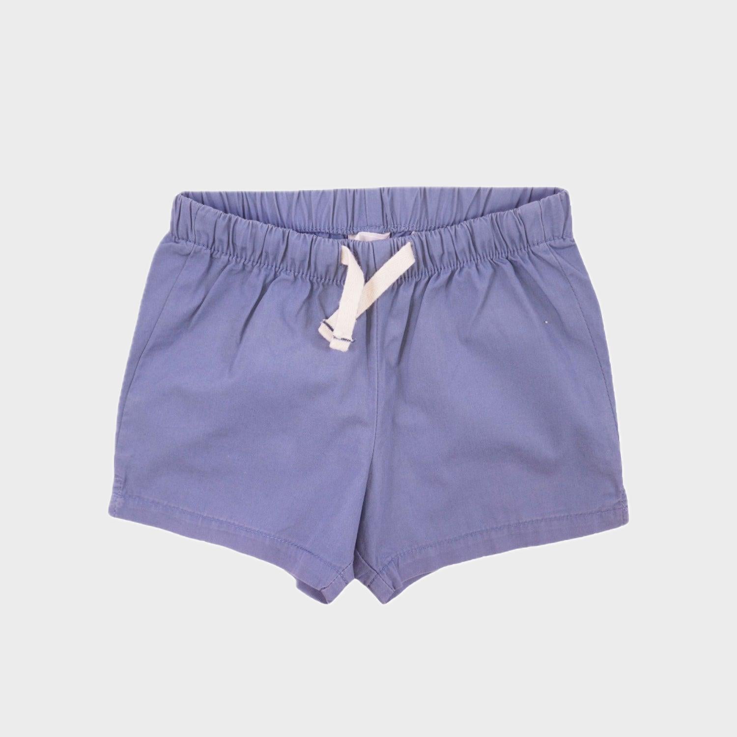 Short Bleu - 3/6 mois