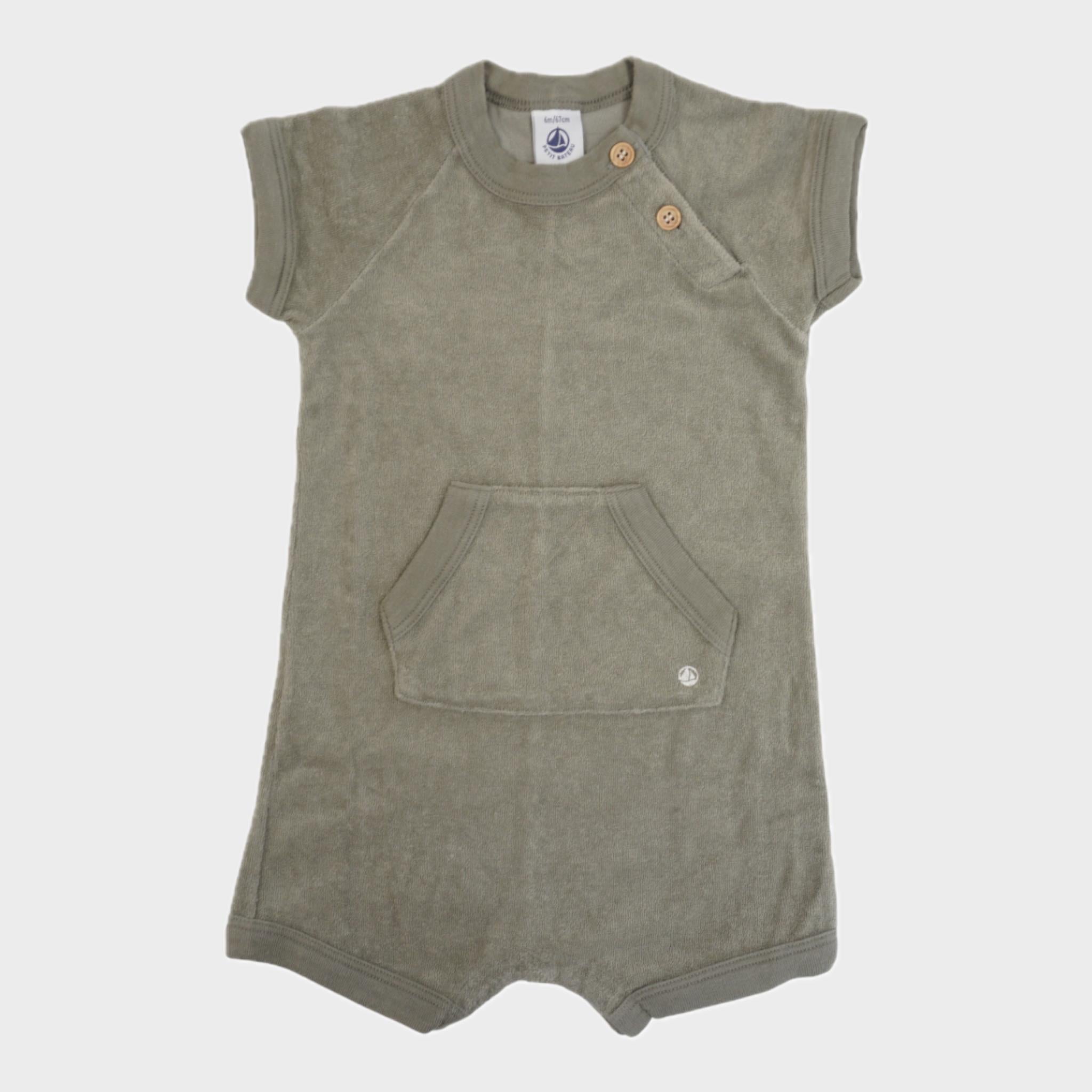 Barboteuse Kaki - 6 mois