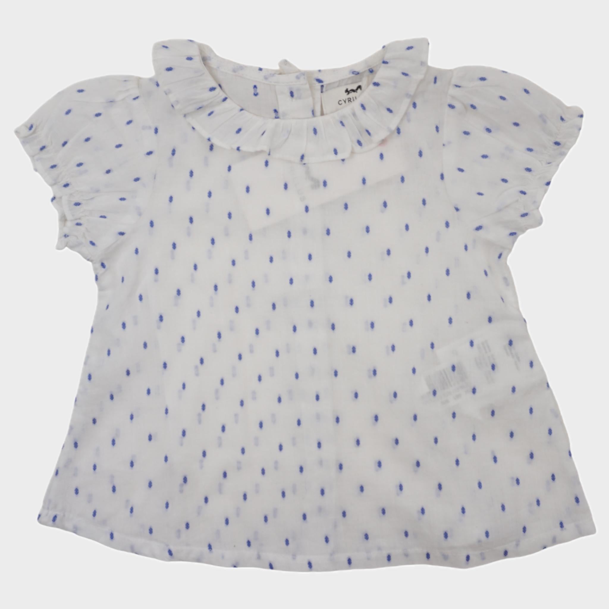 Blouse Blanc - 9 mois