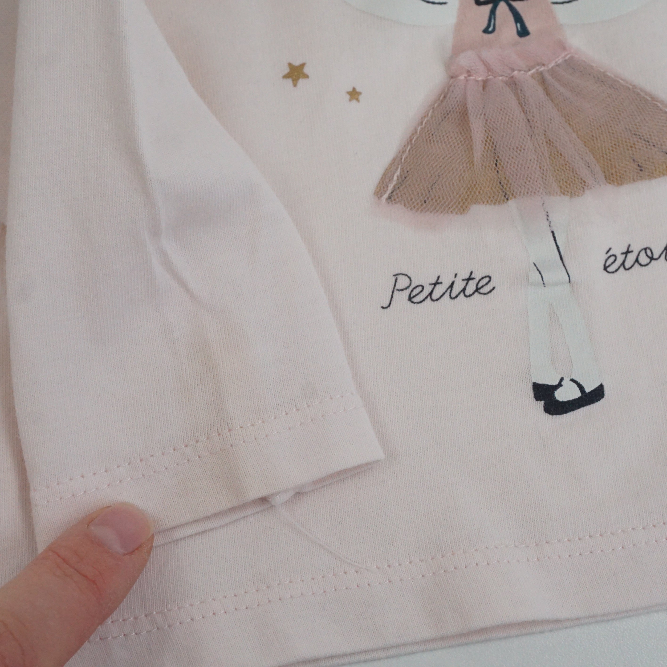 T-shirt Rose - 6 mois