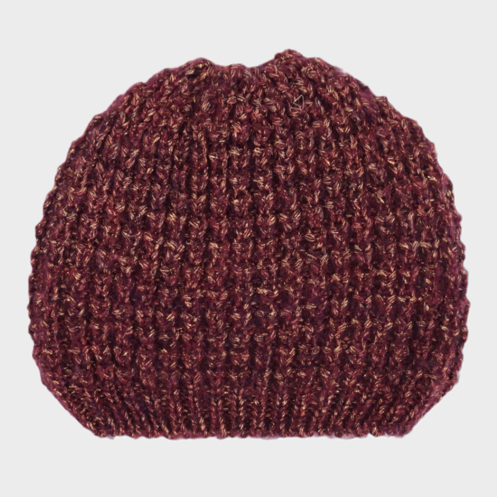 Bonnet Bordeaux - 18/24 mois