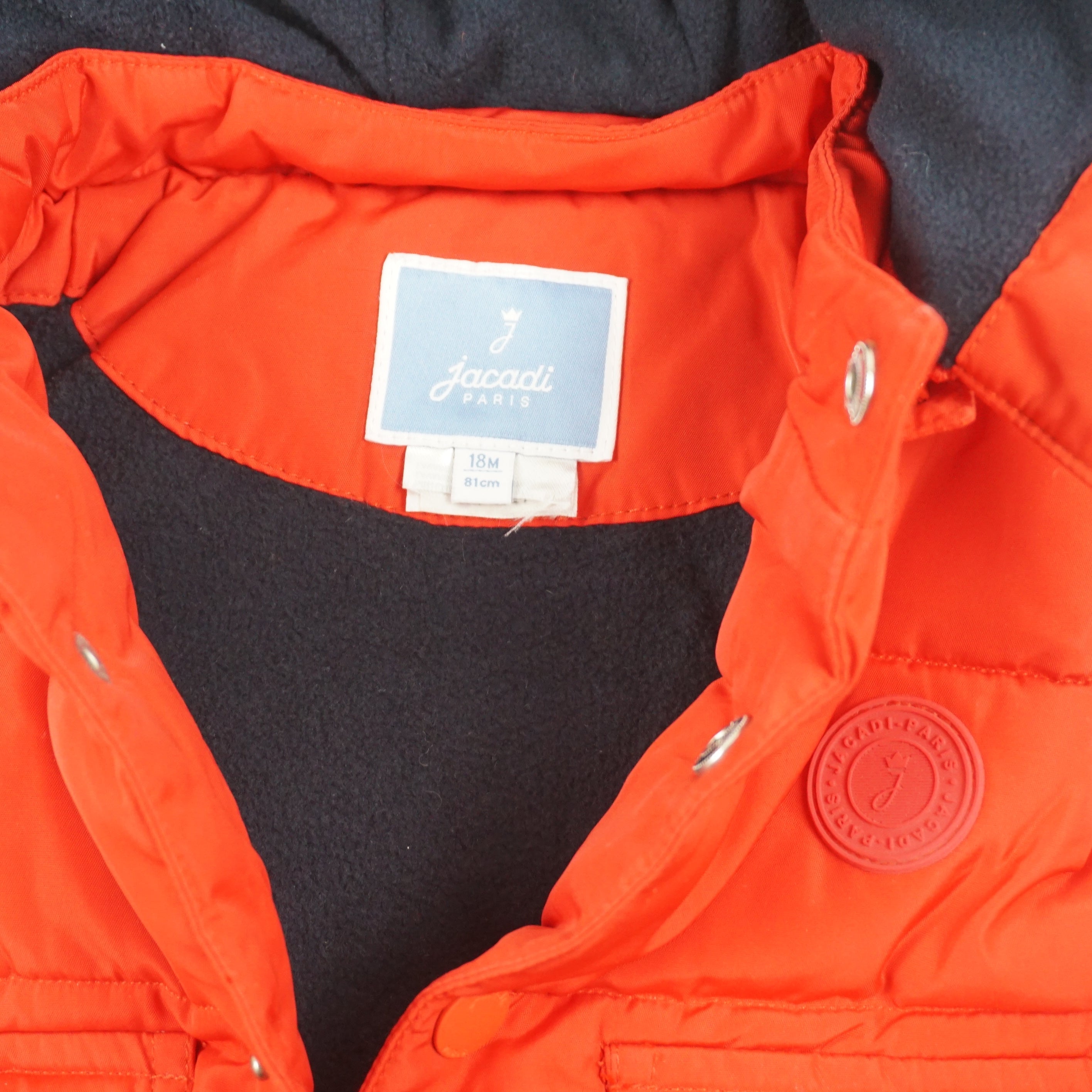 Doudoune sans manches Rouge - 18 mois