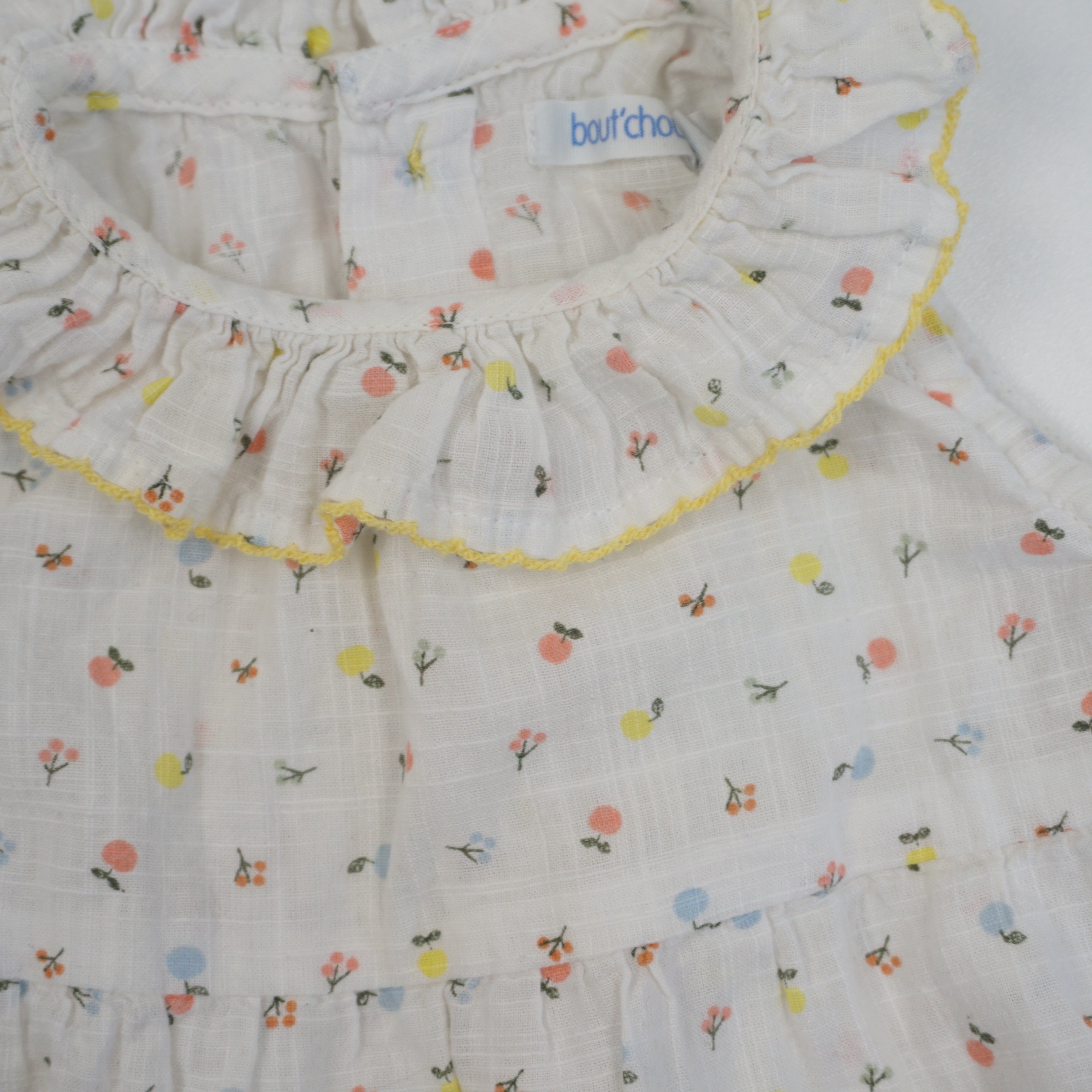 Combishort Blanc - 3 mois