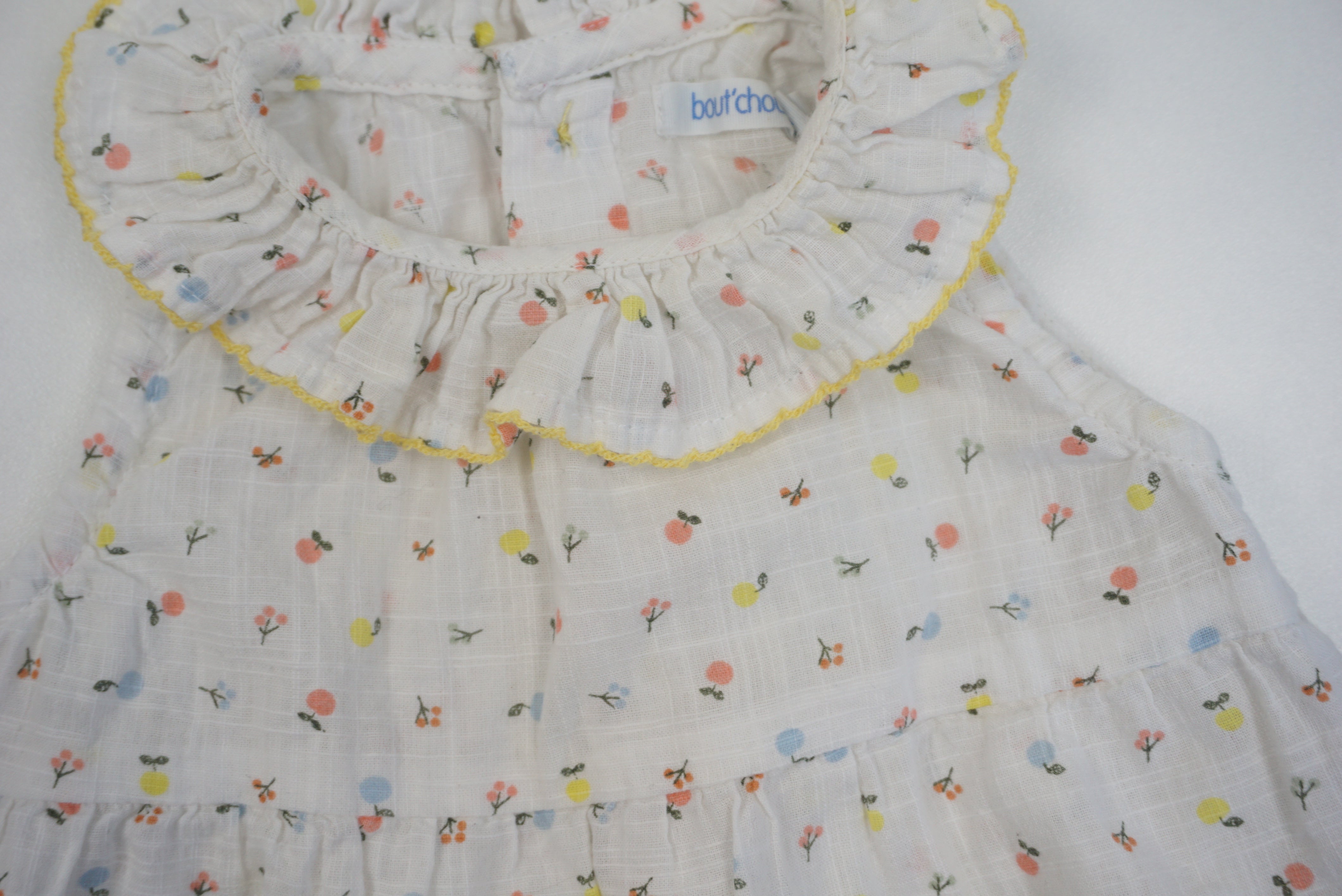 Combishort Blanc - 3 mois