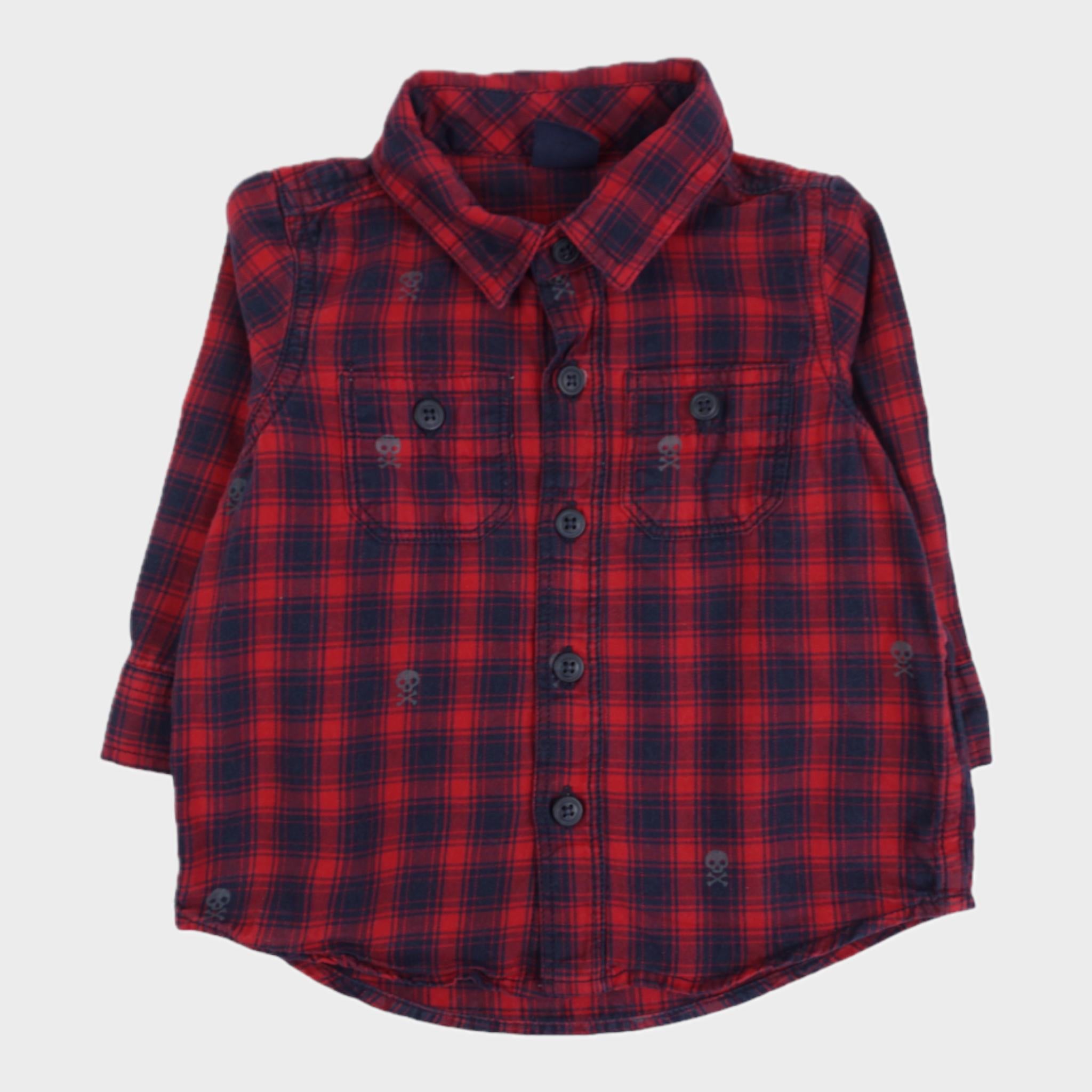 Chemise Rouge - 6/12 mois