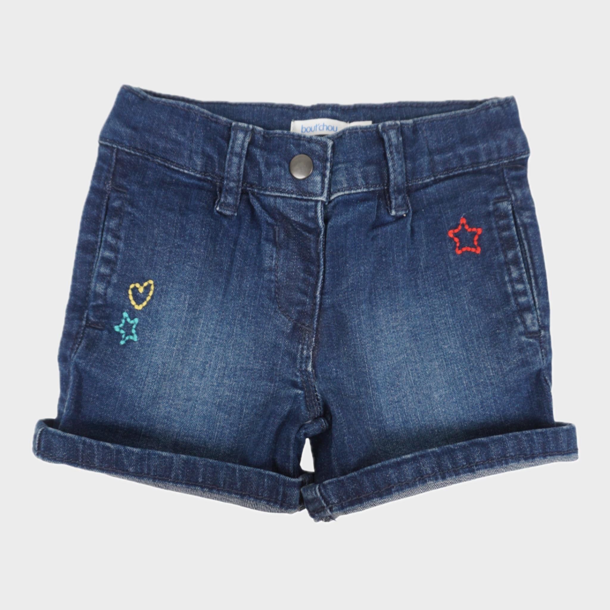 Short Bleu - 9 mois