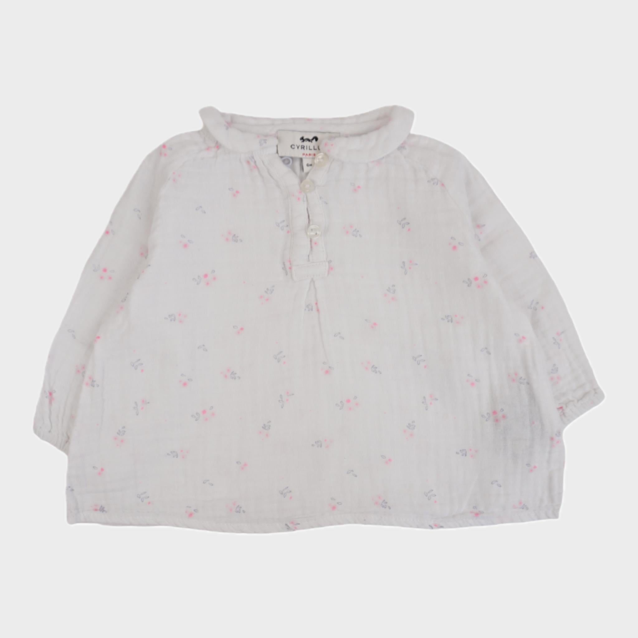 Blouse Blanc - 6 mois