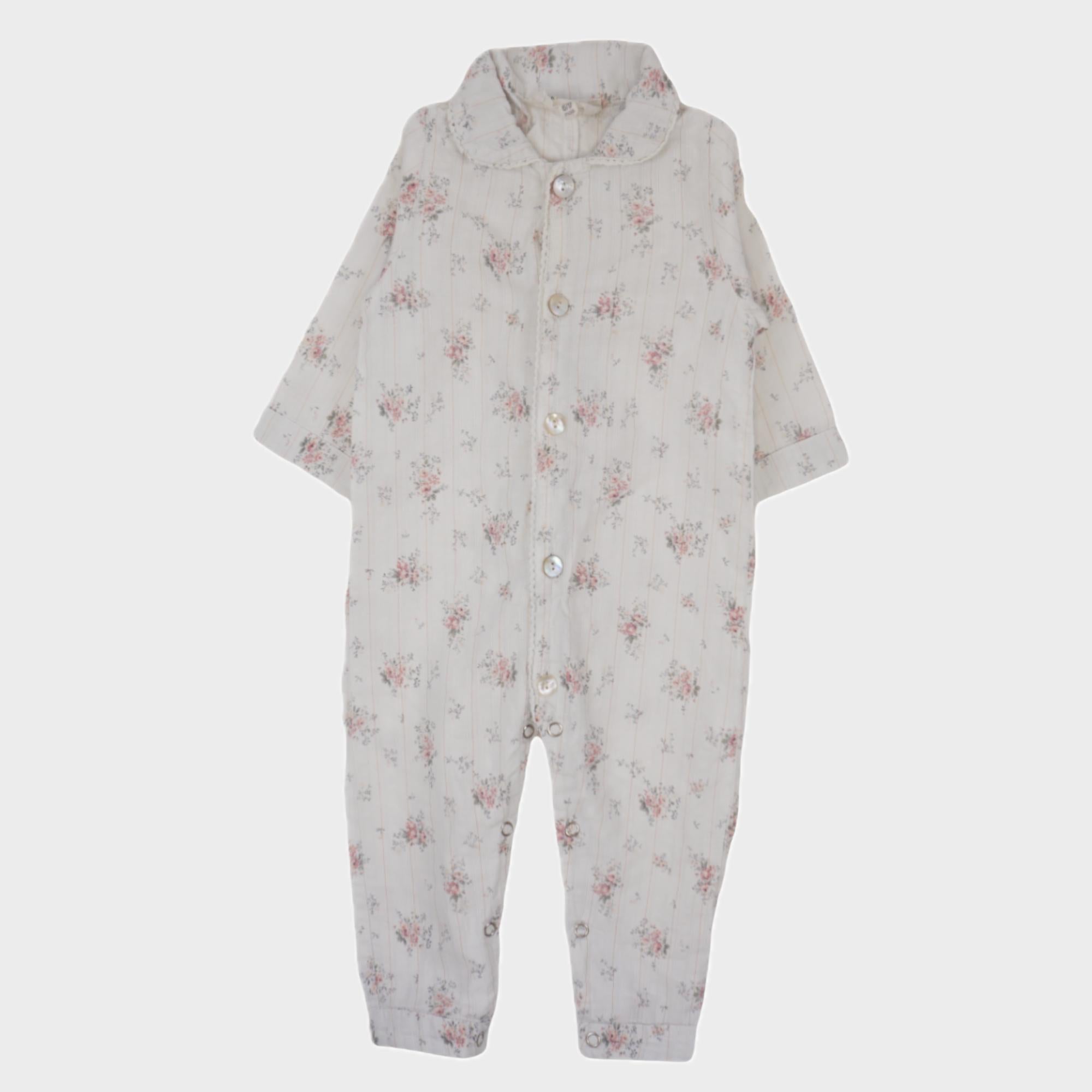 Pyjama Blanc - 6/9 mois