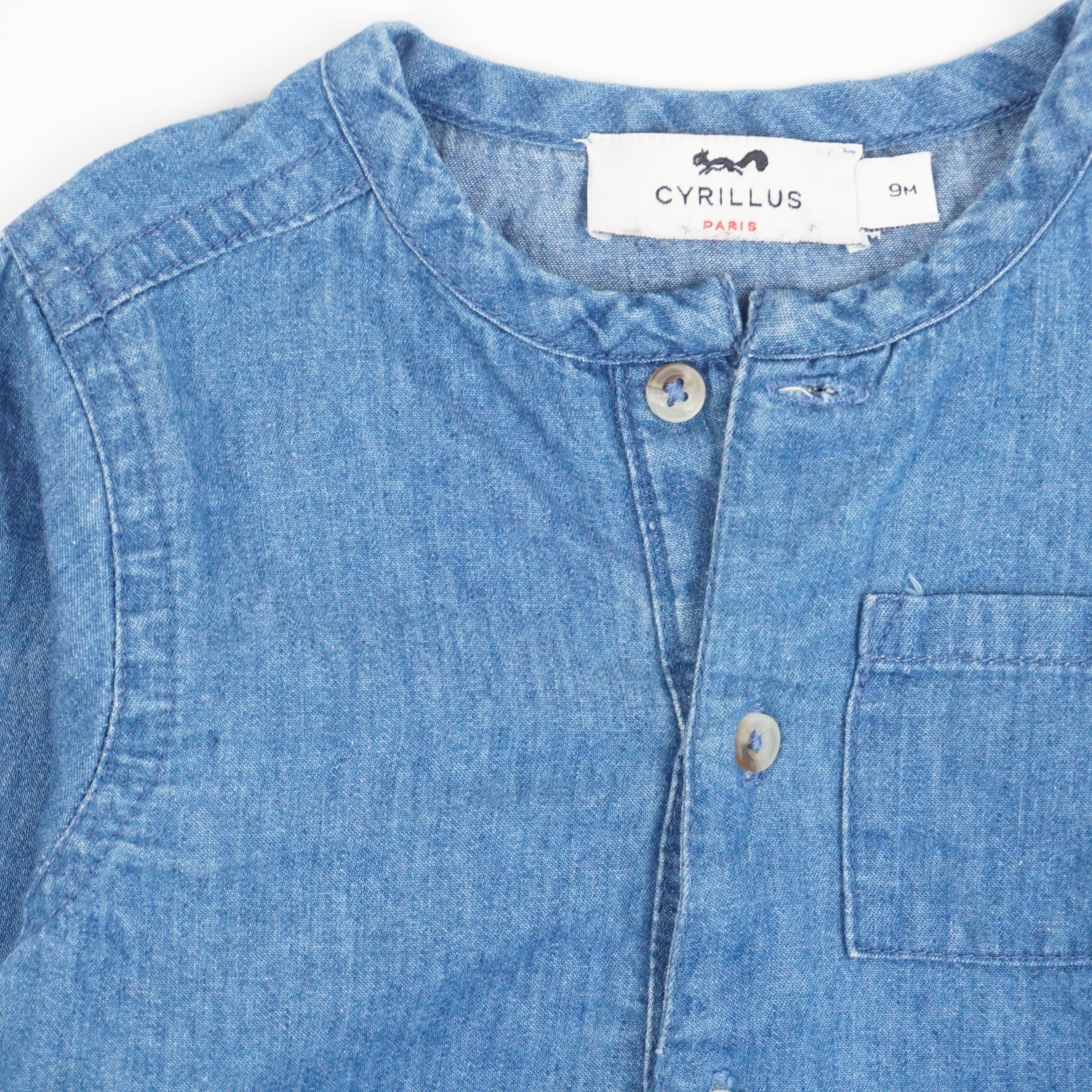 Blouse Bleu - 9 mois