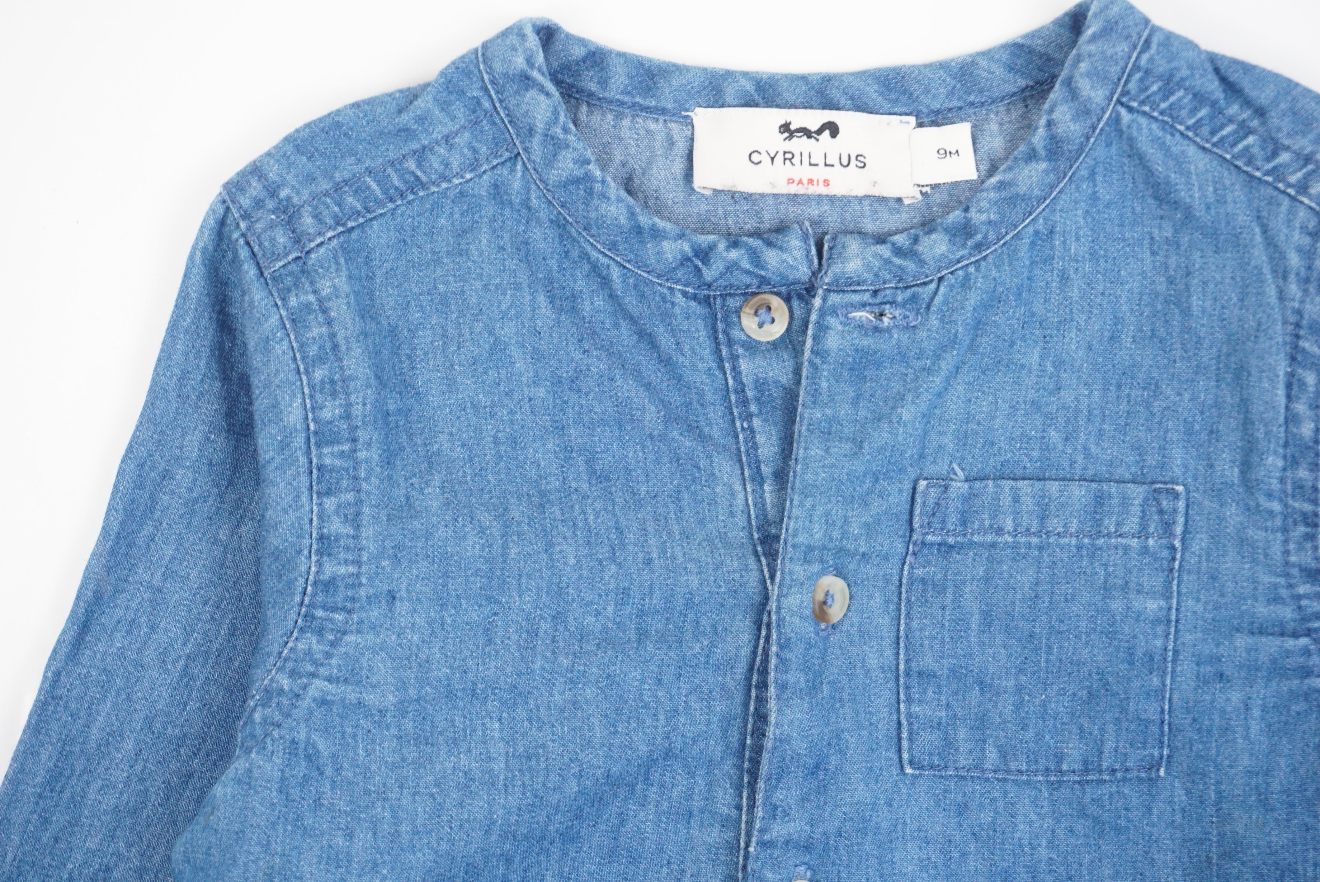 Blouse Bleu - 9 mois