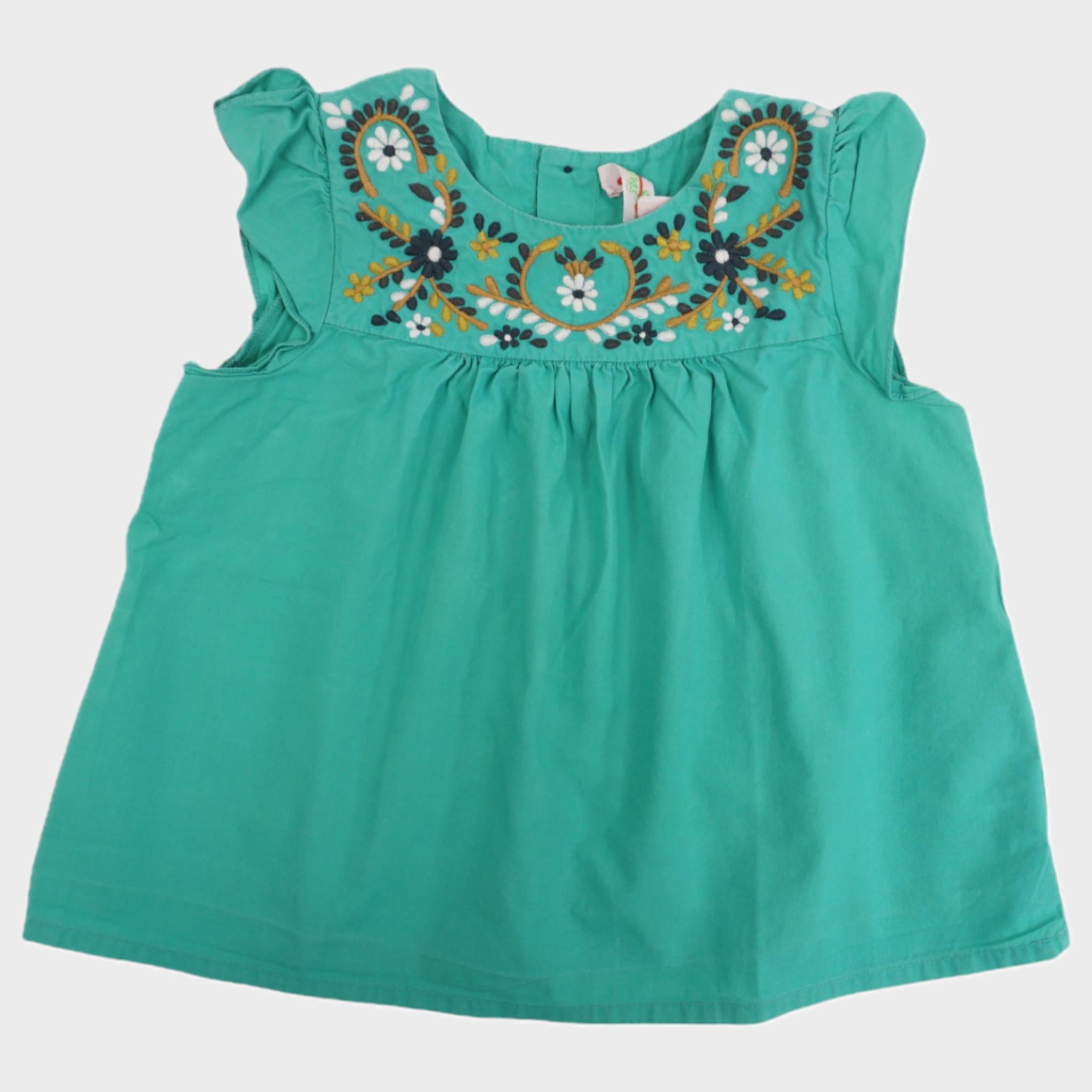 Blouse Vert - 12/18 mois