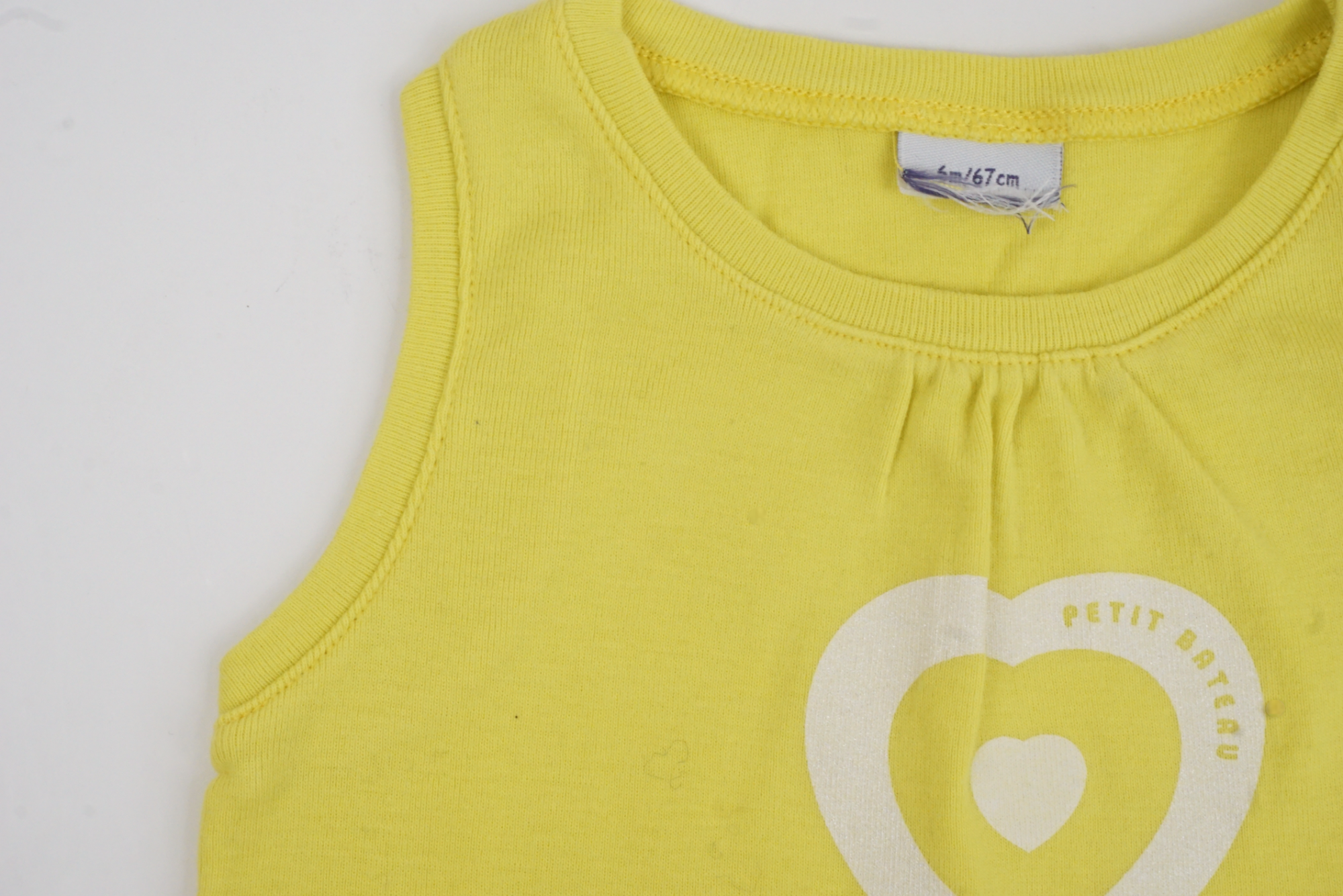 Débardeur Jaune - 6 mois