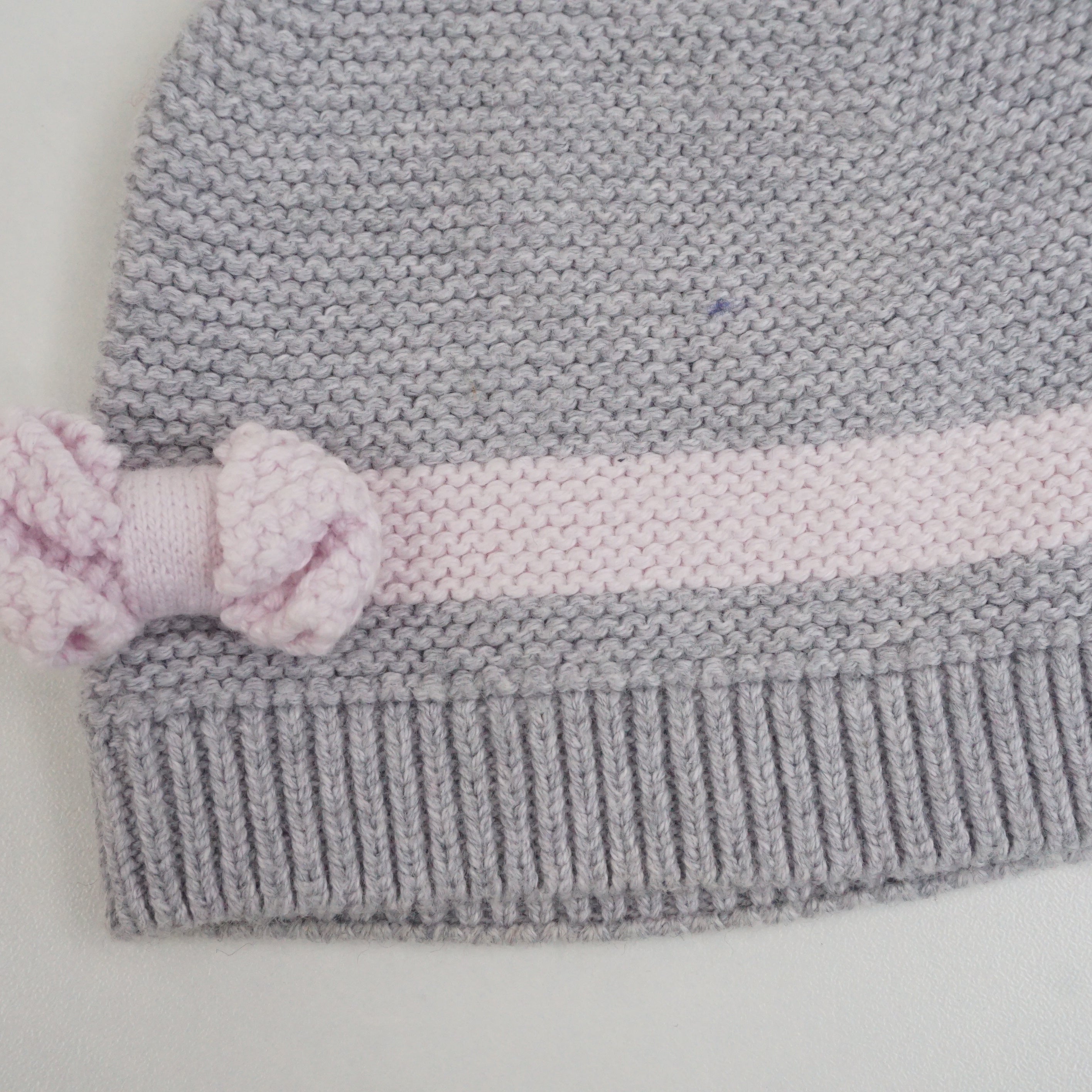 Bonnet Gris - 0/3 mois