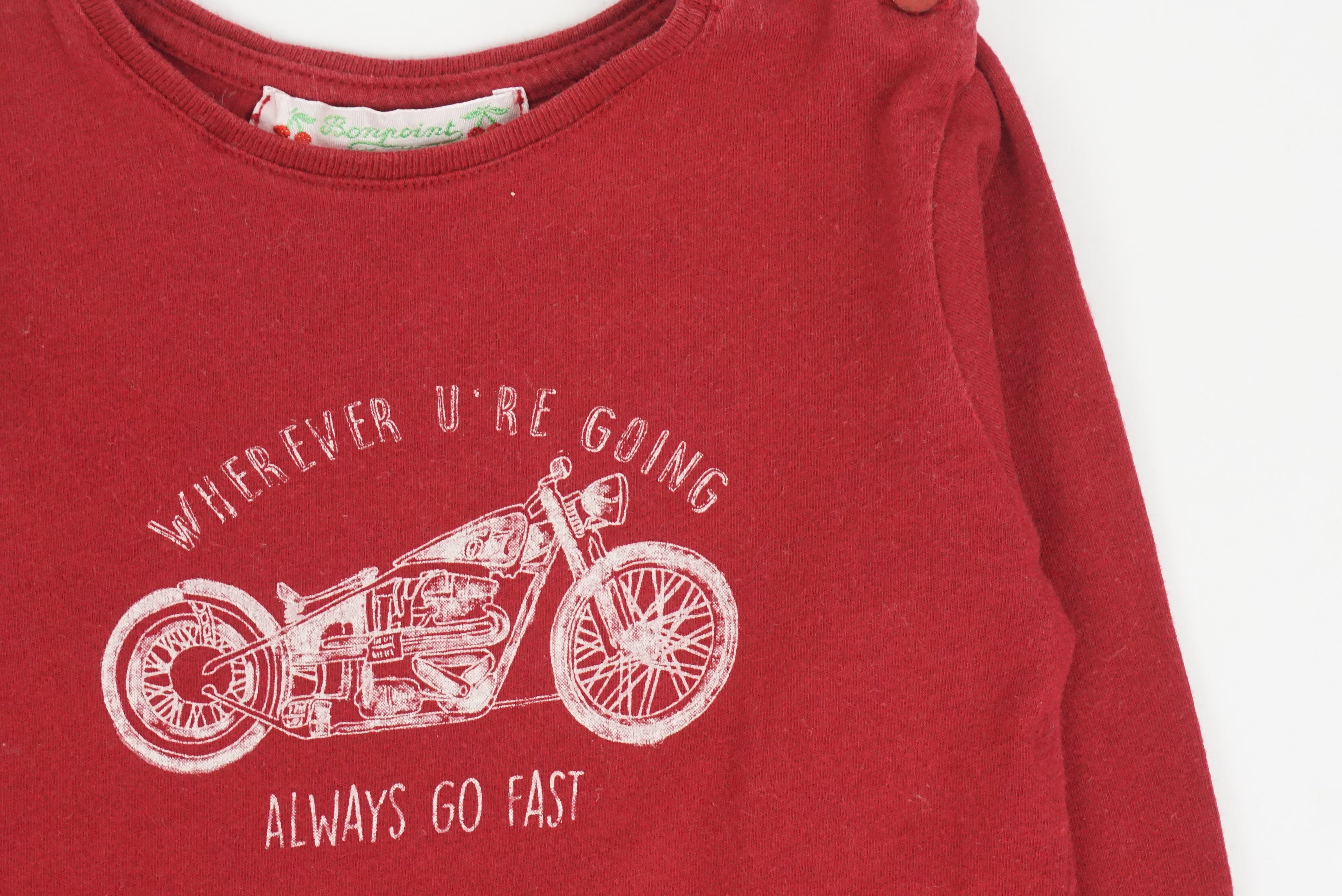 T-shirt Bordeaux - 12 mois