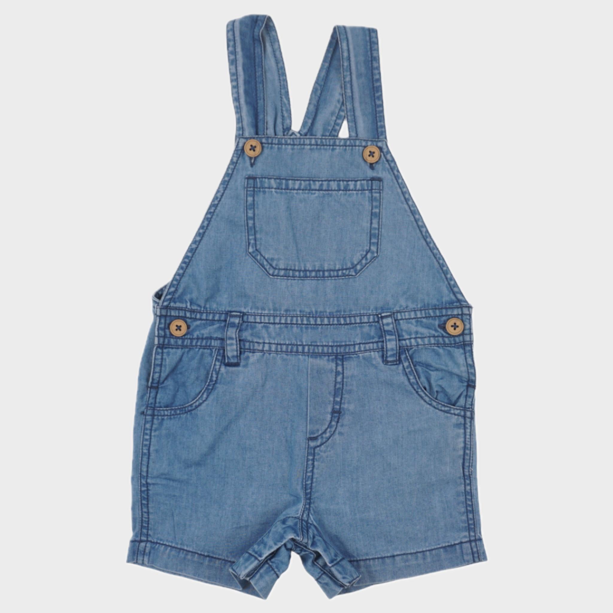 Salopette Bleu - 12 mois