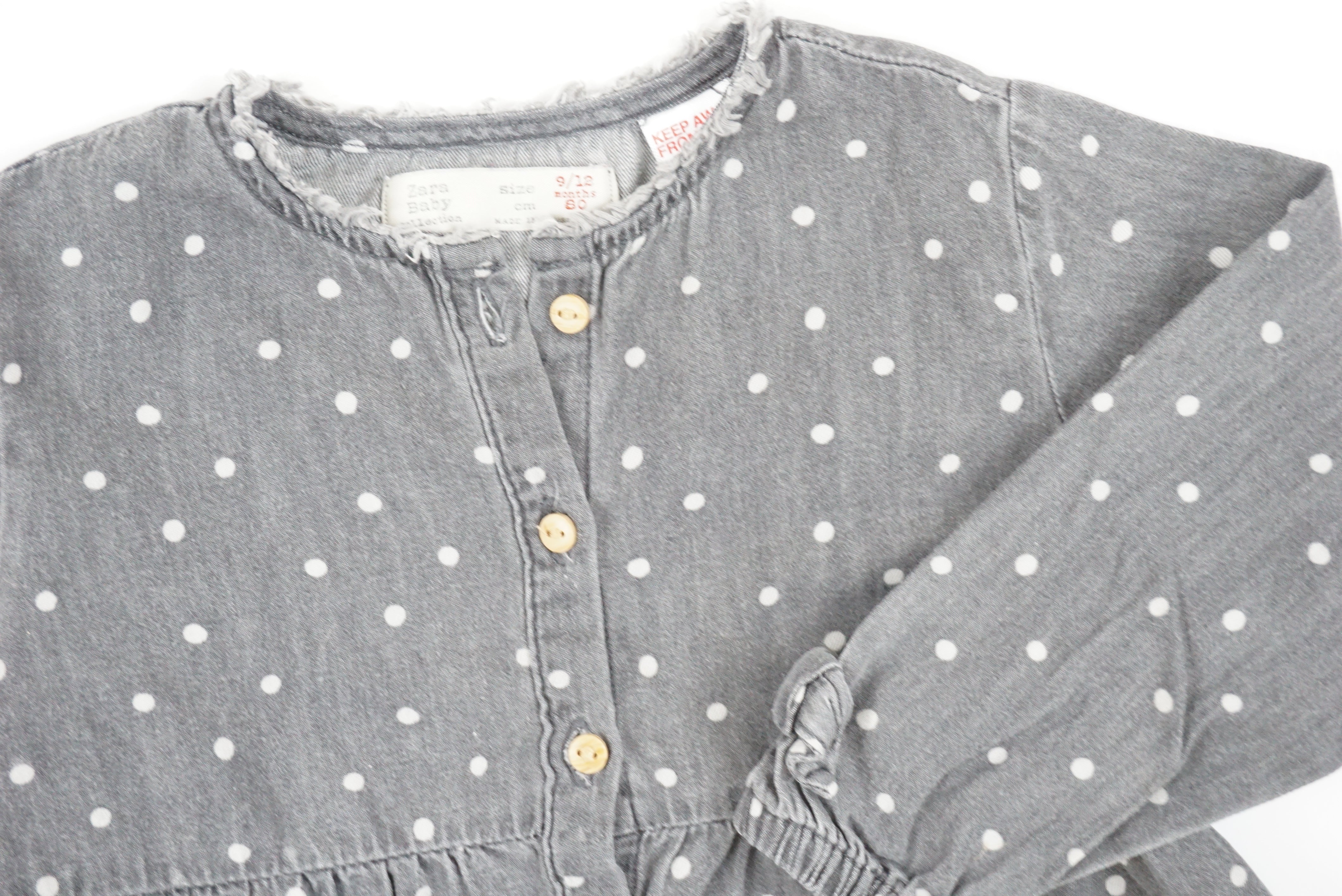 Chemise Gris - 9/12 mois