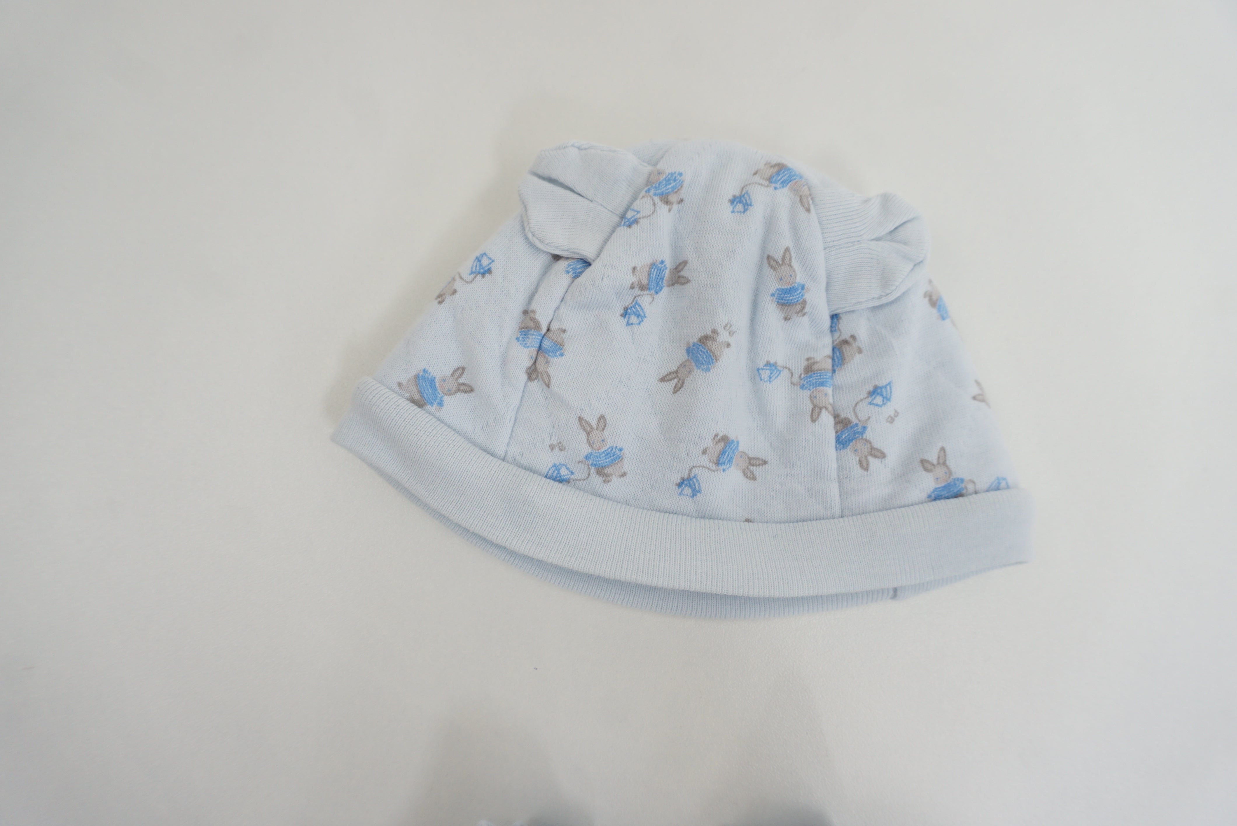 Ensemble bonnets + chaussons Bleu - 1 mois