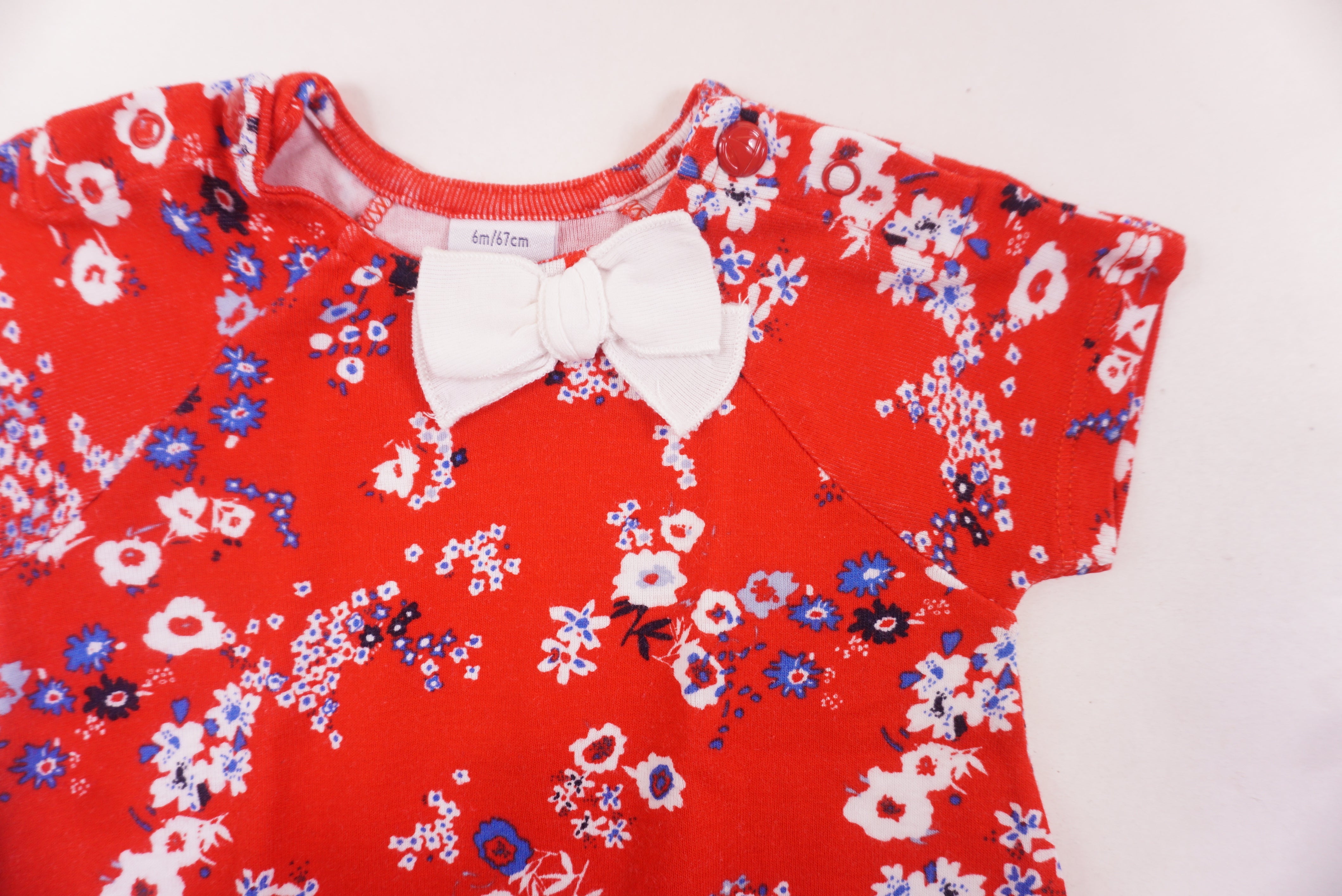 T-shirt Rouge - 6 mois