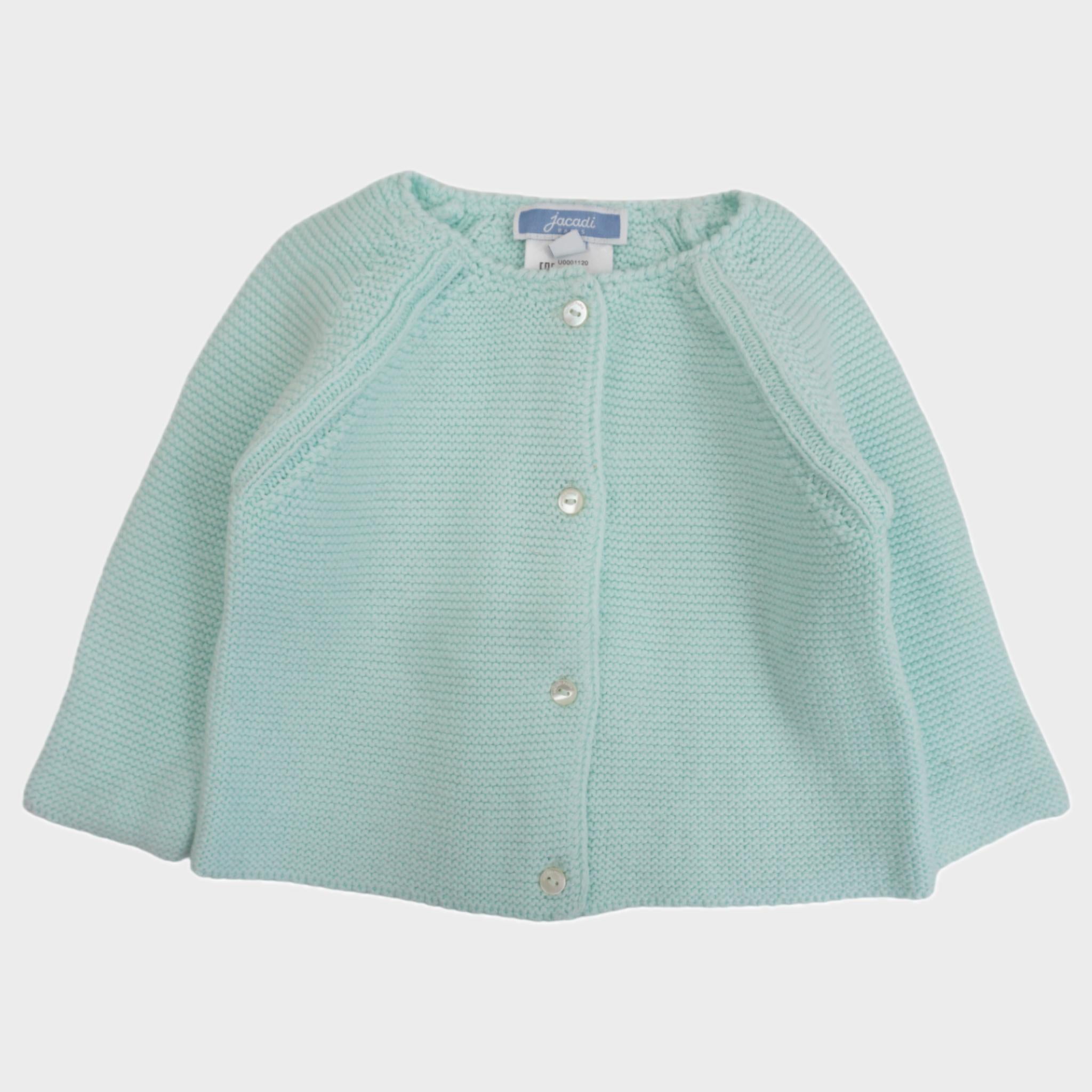 Gilet Turquoise - 6 mois