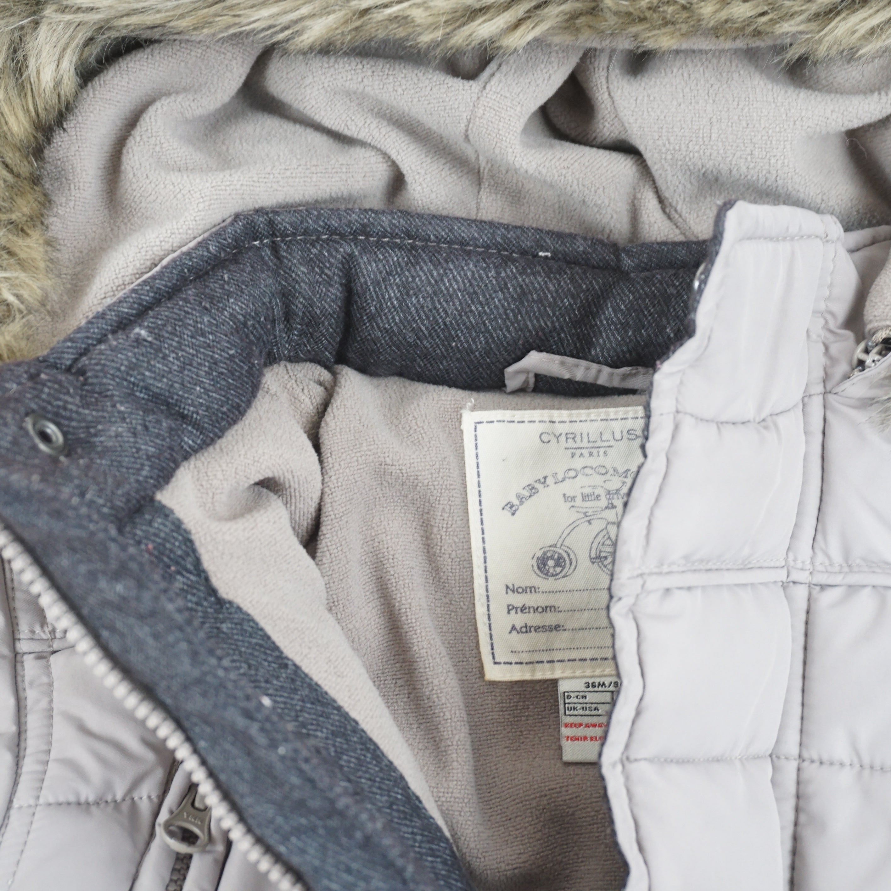 Doudoune Gris - 36 mois