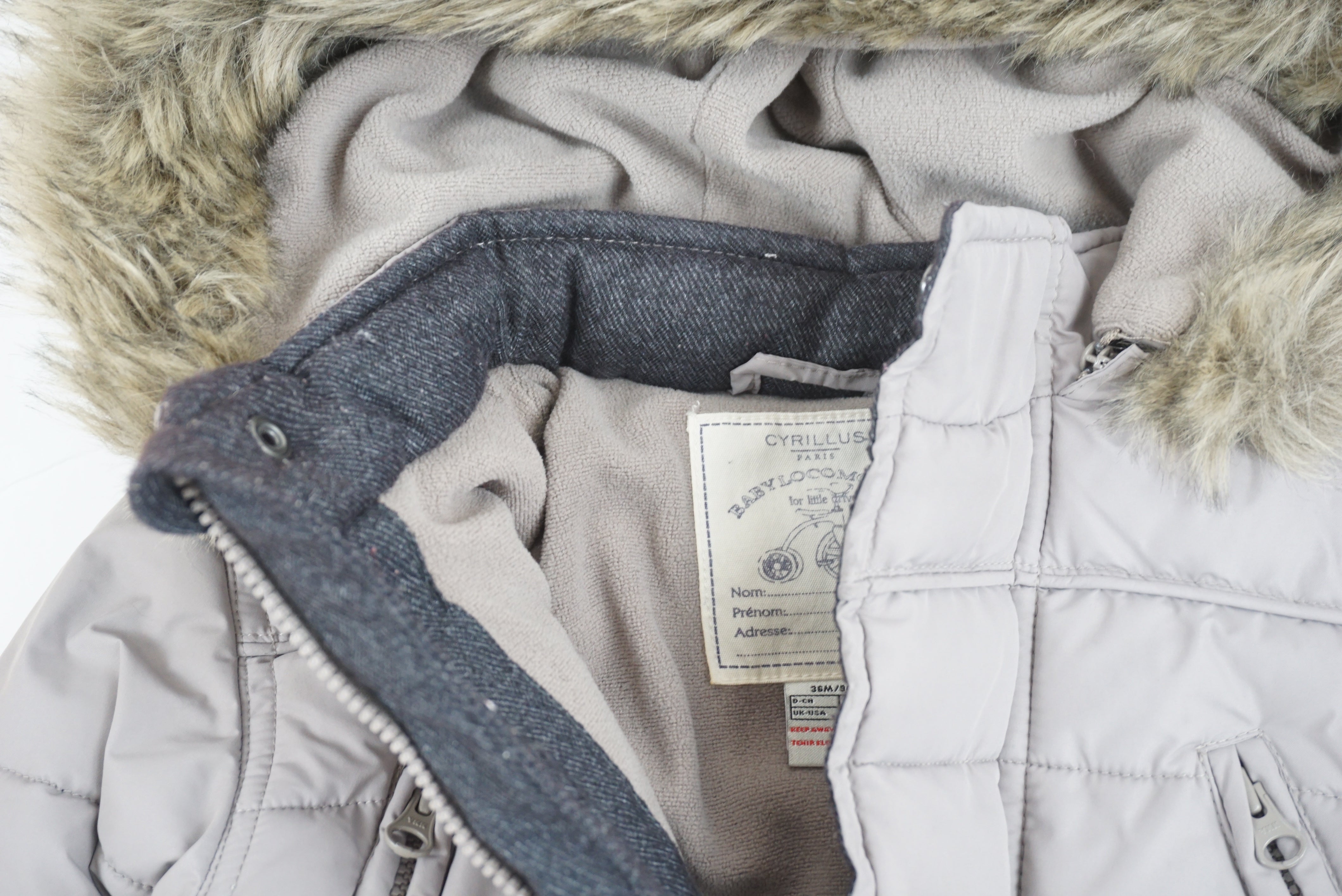 Doudoune Gris - 36 mois