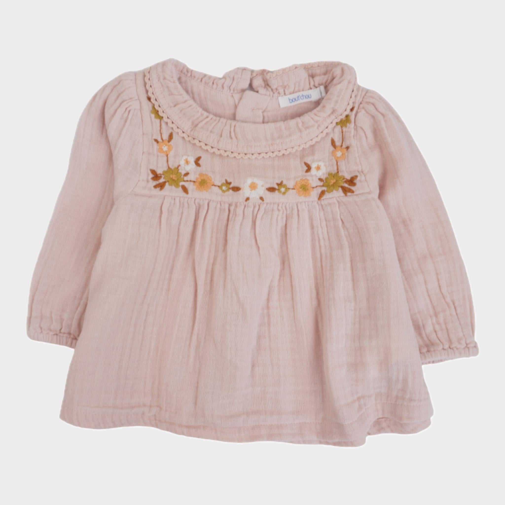 Blouse Rose - 6 mois
