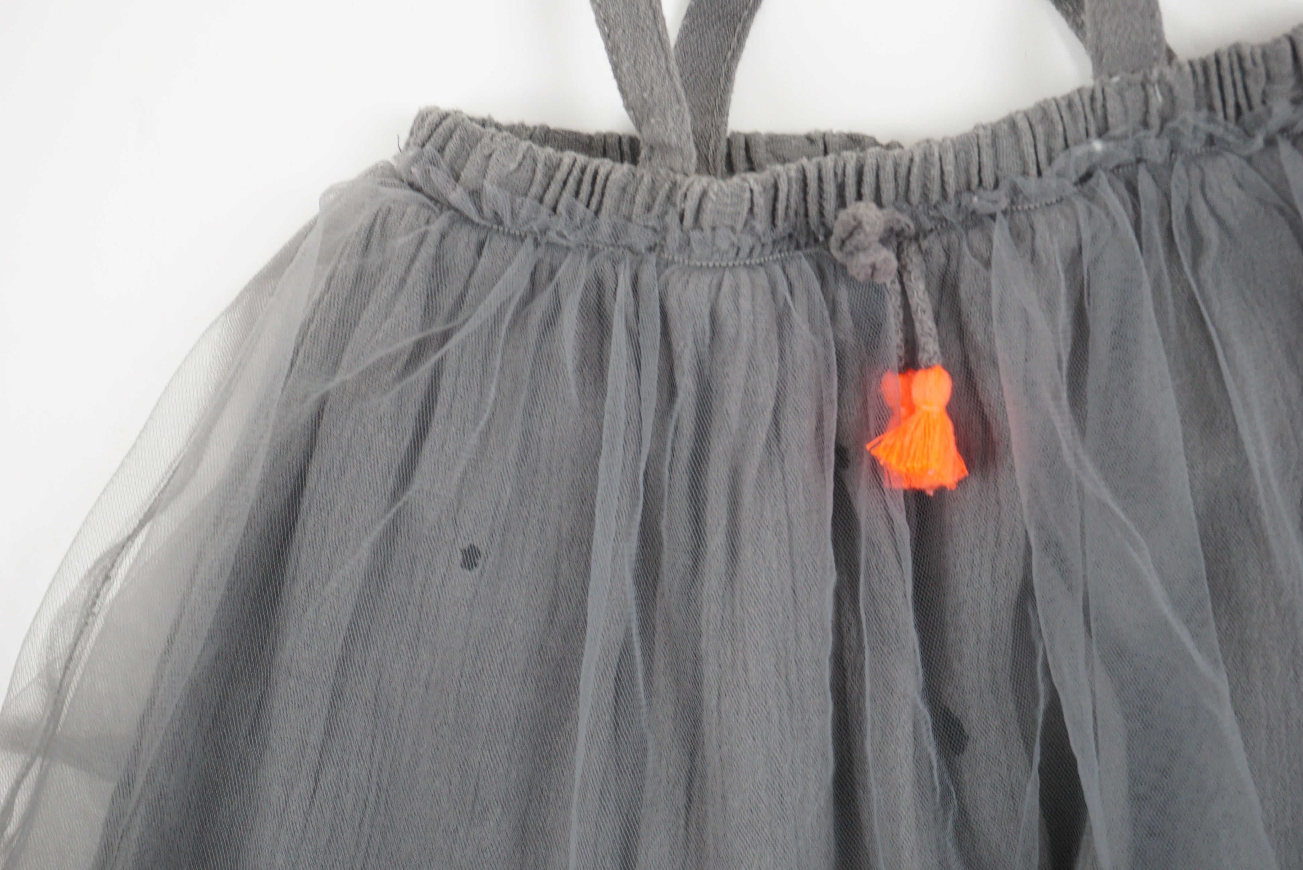 Jupe à bretelles Gris - 3/4 ans