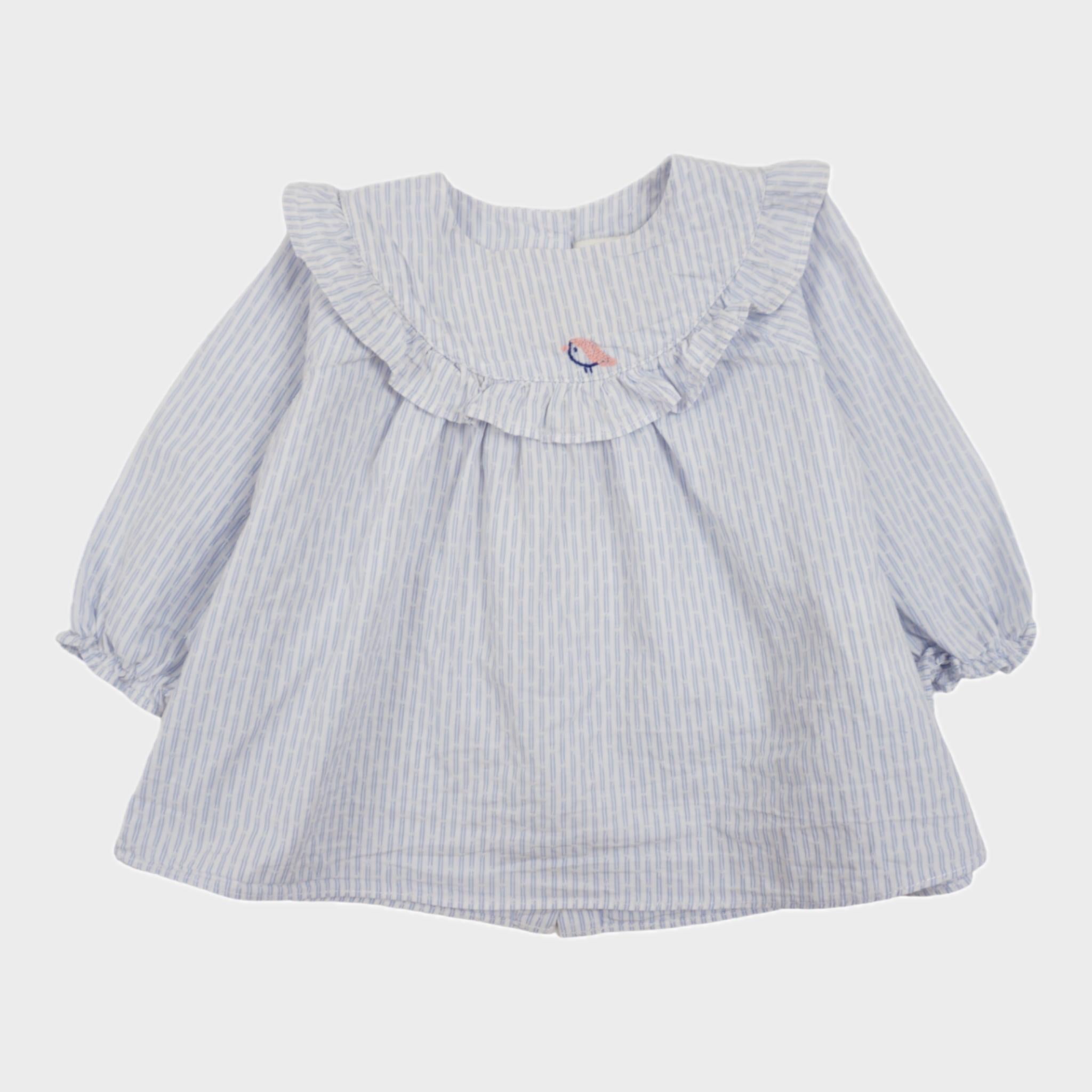 Blouse Bleu - 6 mois